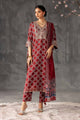 3 Piece - Printed Embroidered Suit - KFE26-108