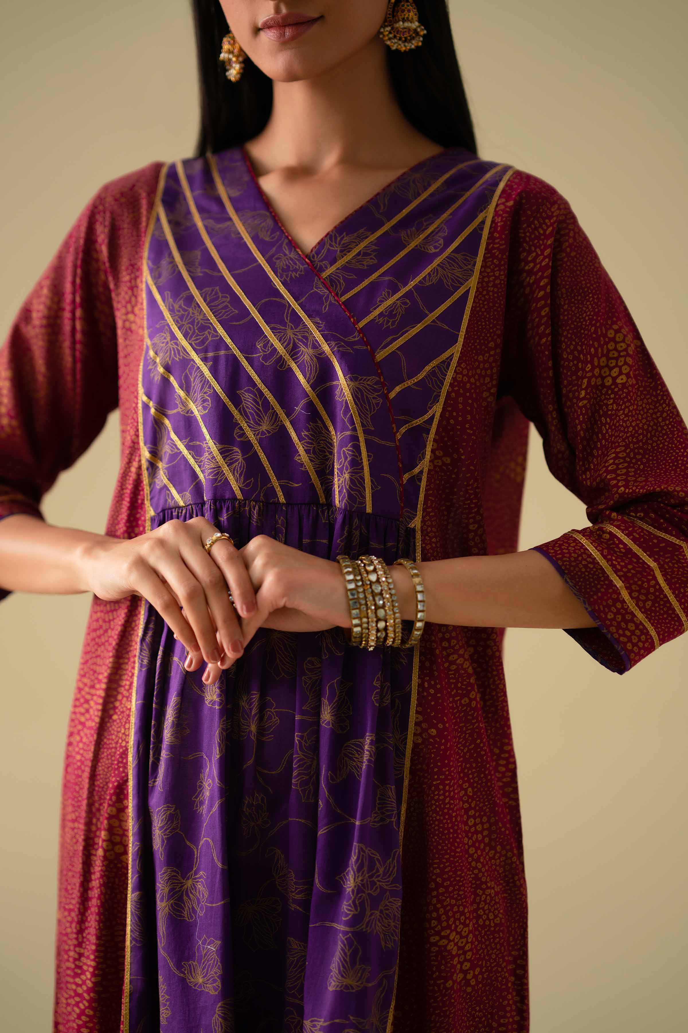 3 Piece - Printed Suit - KFE26-114
