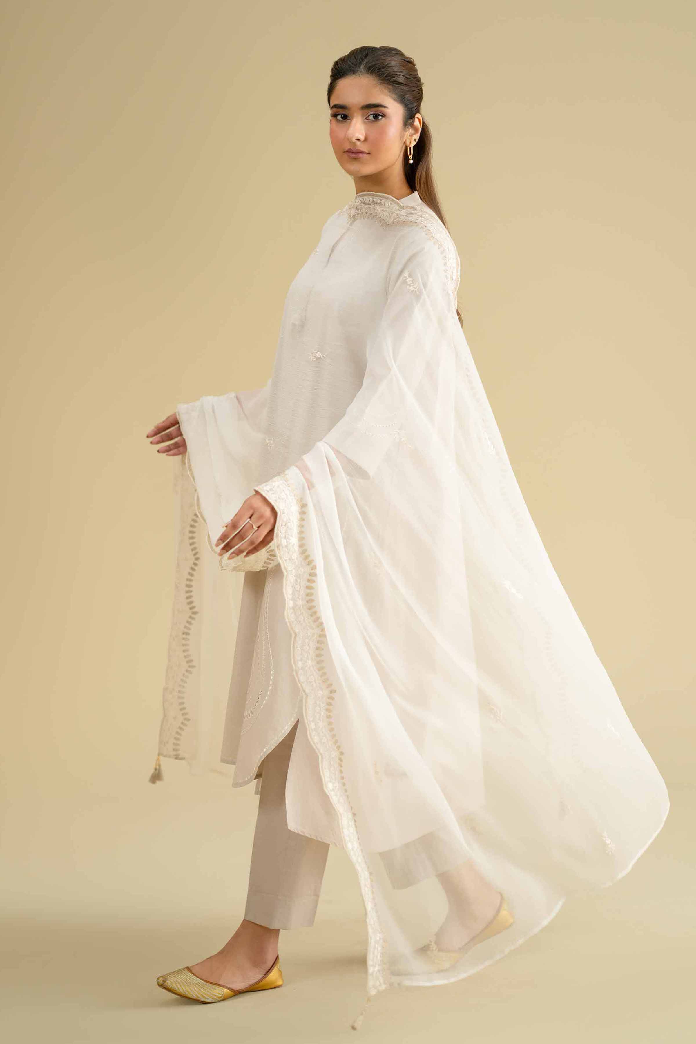 Embroidered Dupatta - KFE26-122