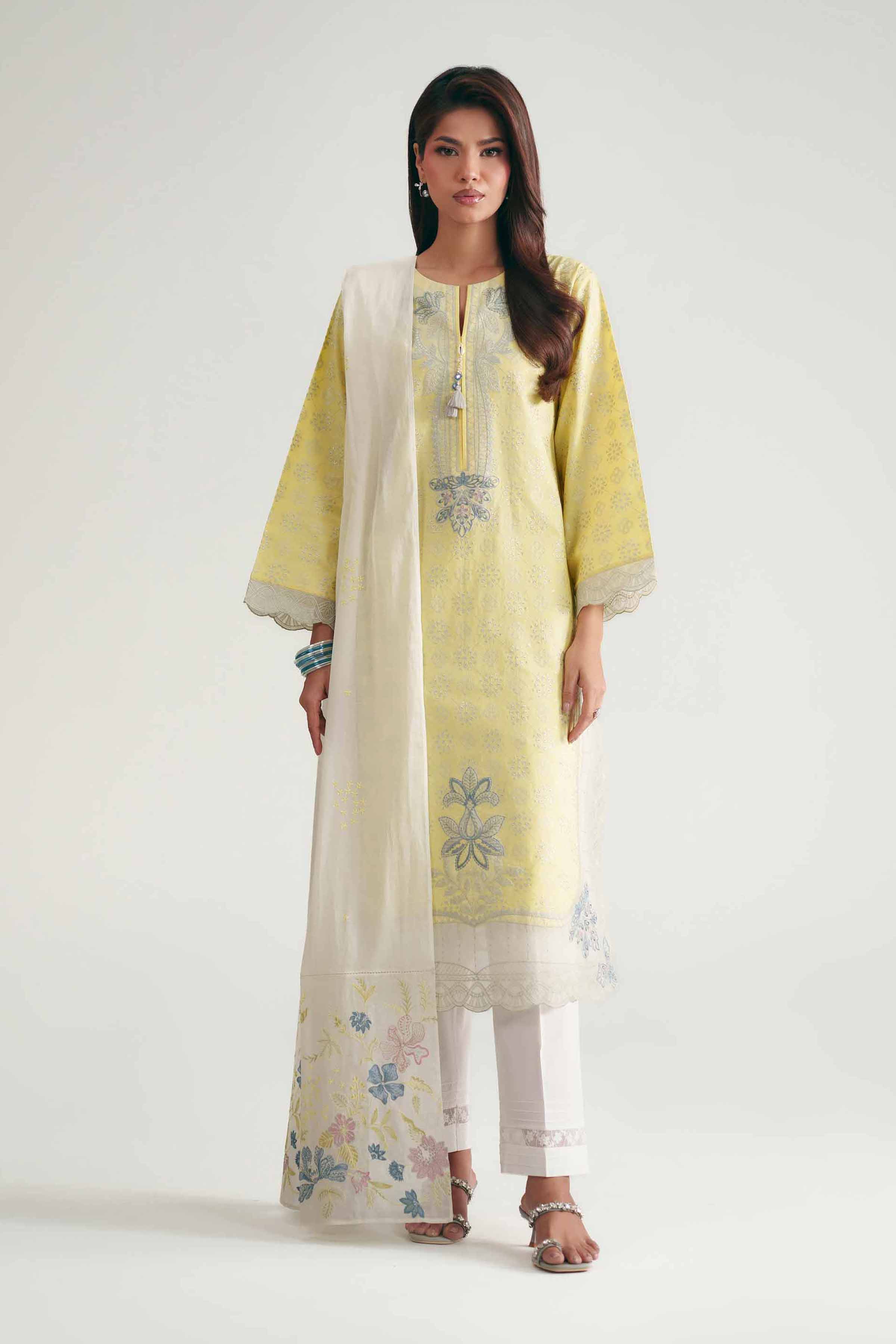 2 Piece - Embroidered Suit - KFE26-144