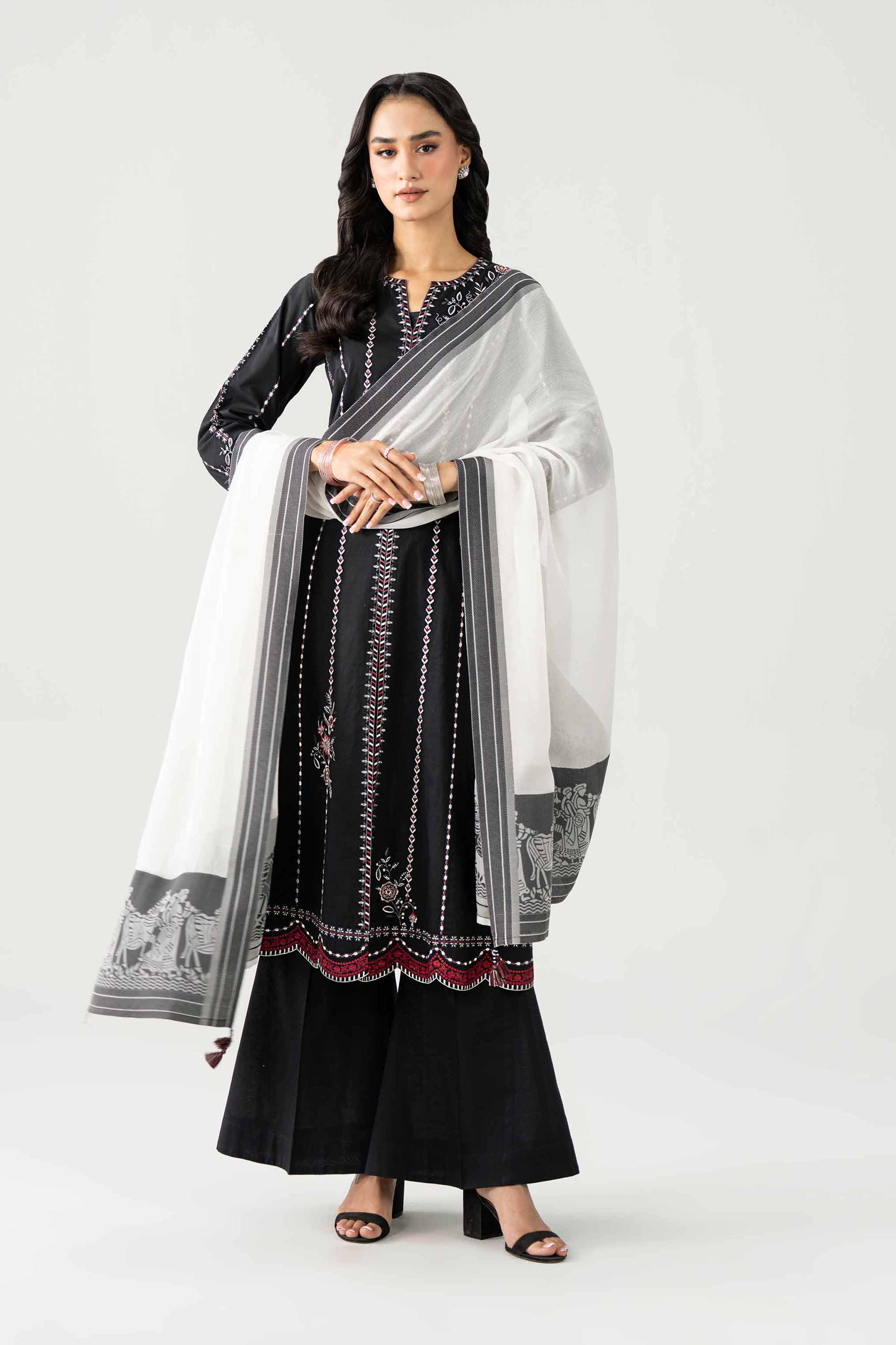 2 Piece - Embroidered Suit - KFE26-15