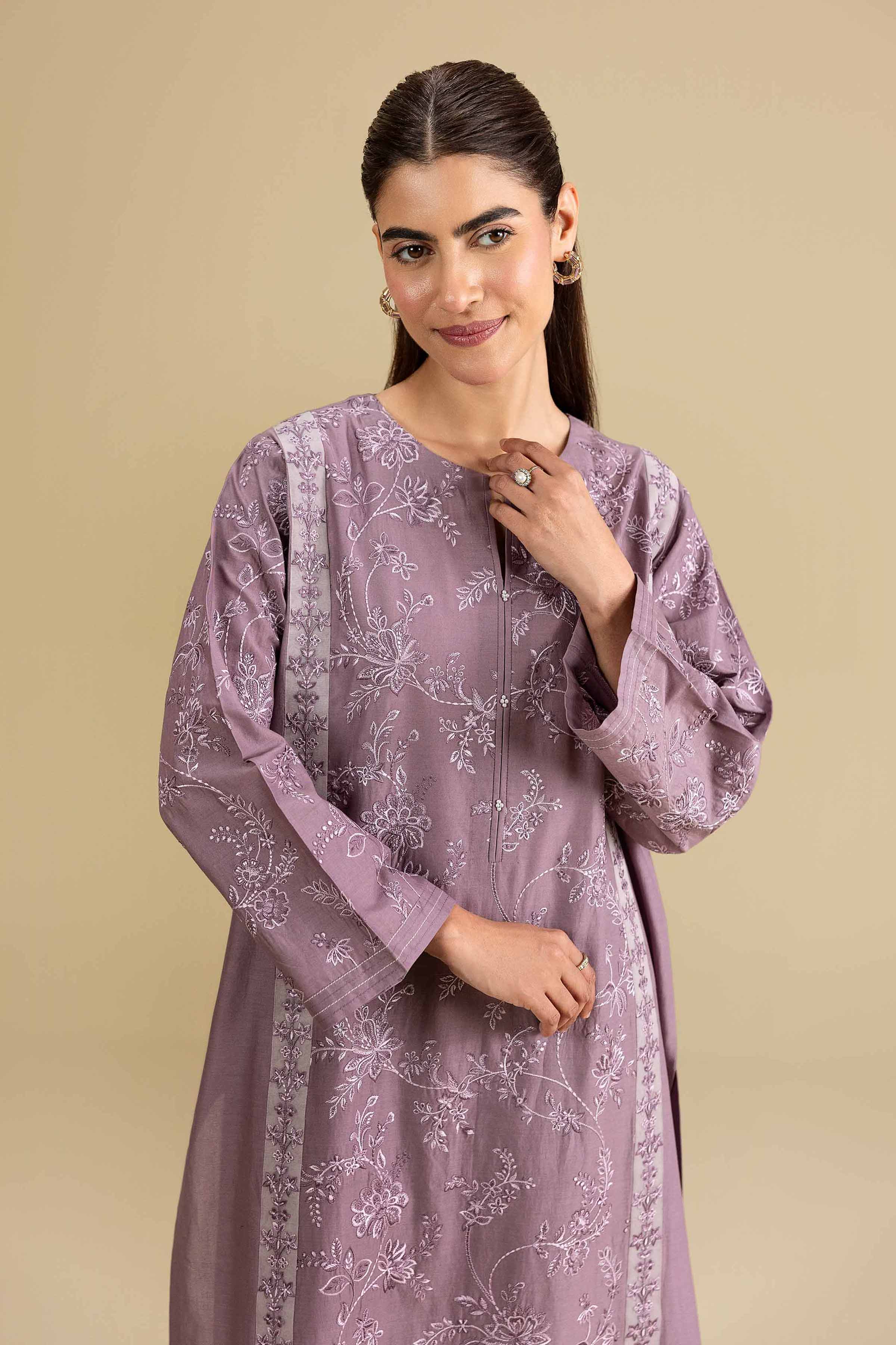 2 Piece - Embroidered Suit - KFE26-159
