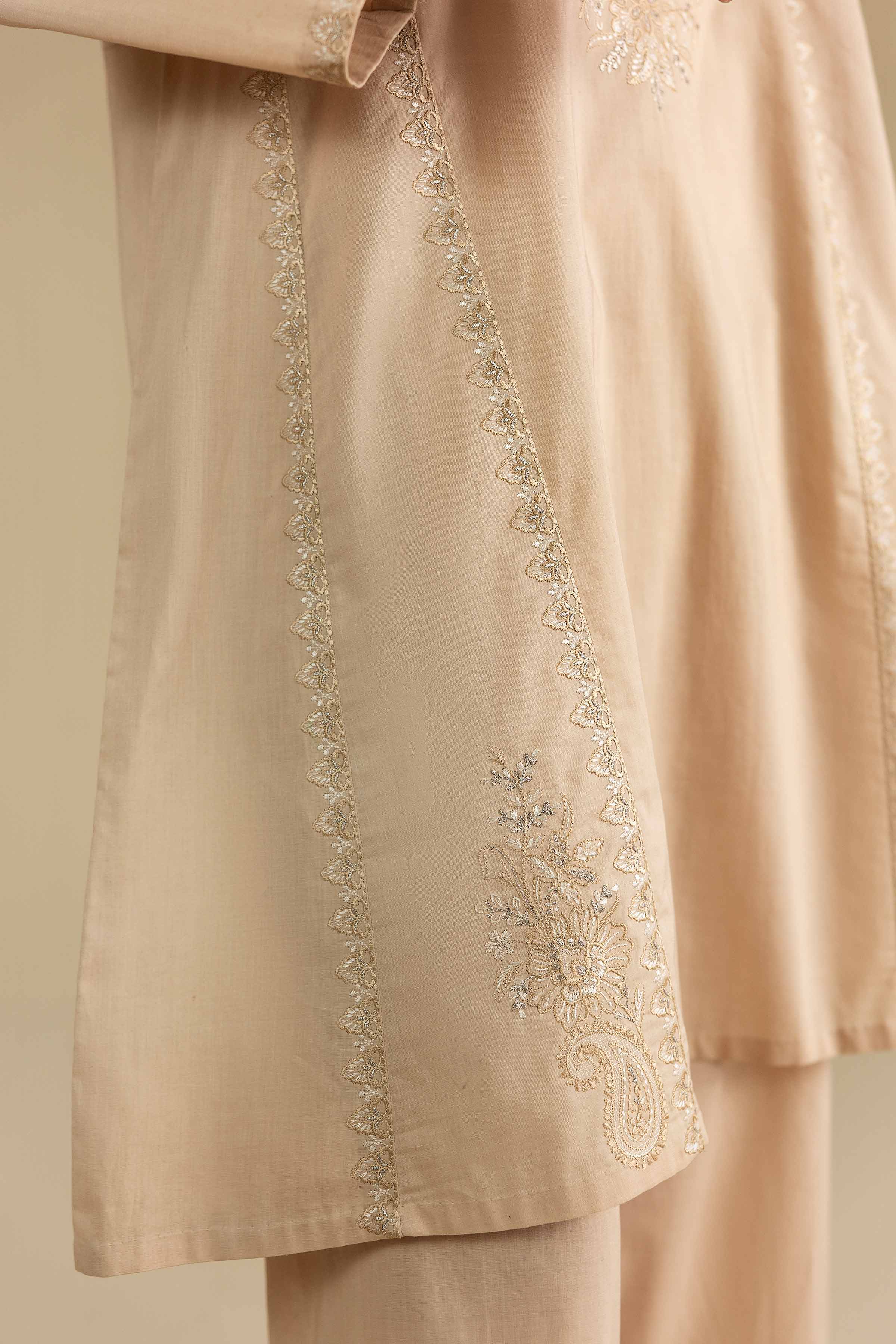 2 Piece - Embroidered Suit - KFE26-161