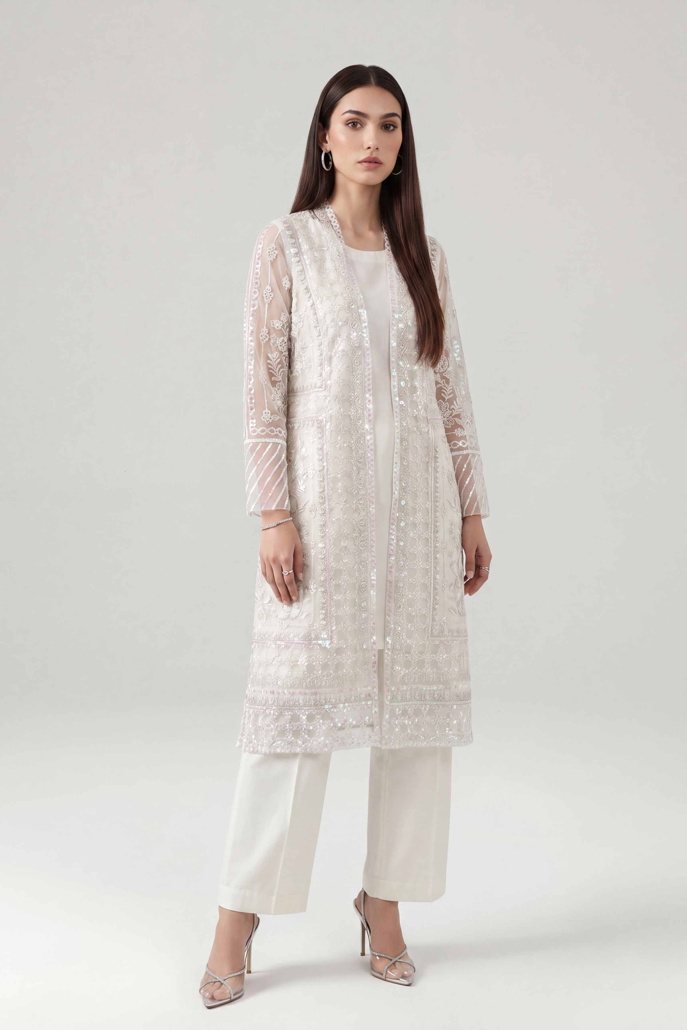 3 Piece - Embroidered Suit - KFE26-180