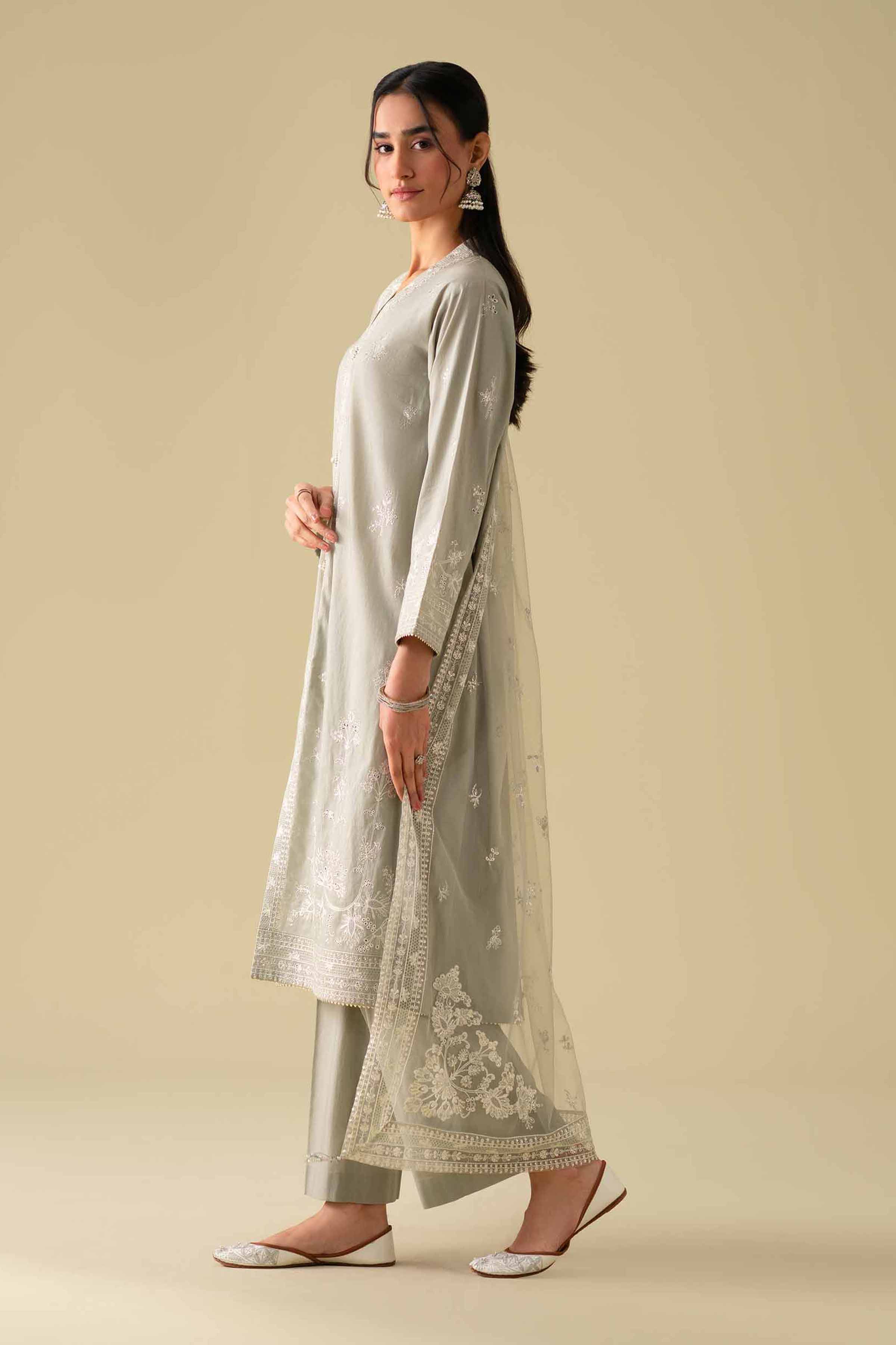 3 Piece - Embroidered Suit - KFE26-21