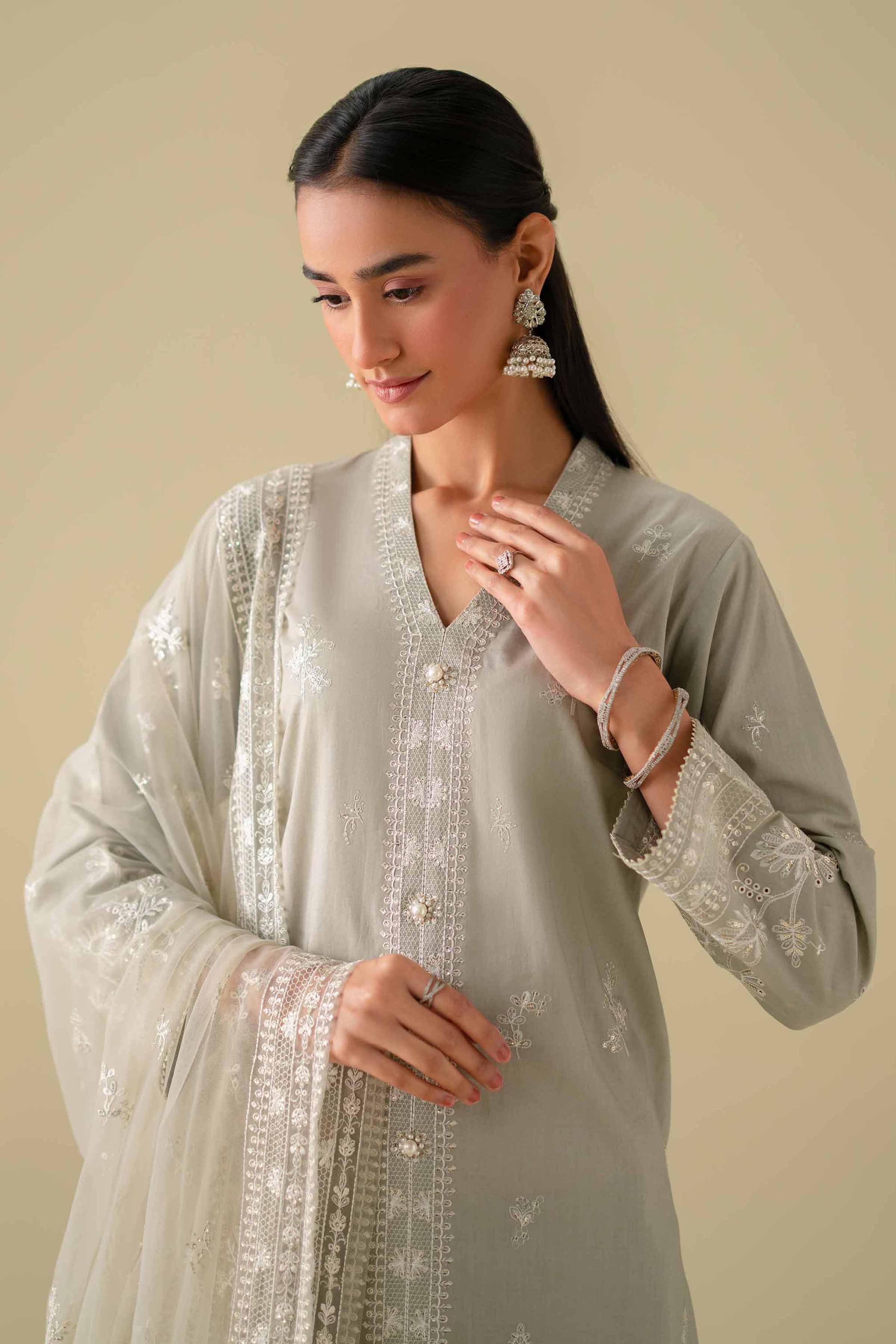 3 Piece - Embroidered Suit - KFE26-21