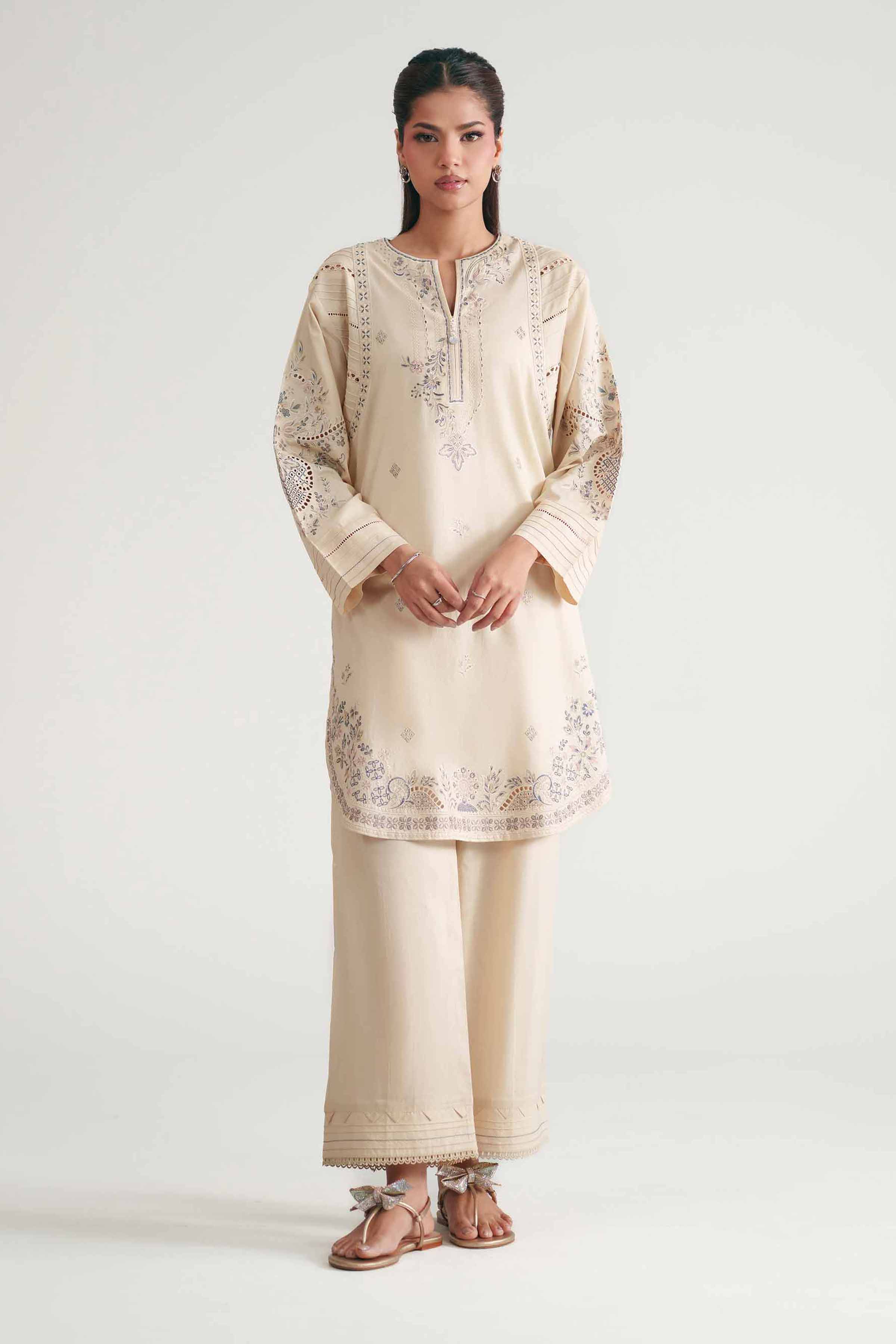 2 Piece - Embroidered Suit - KFE26-216