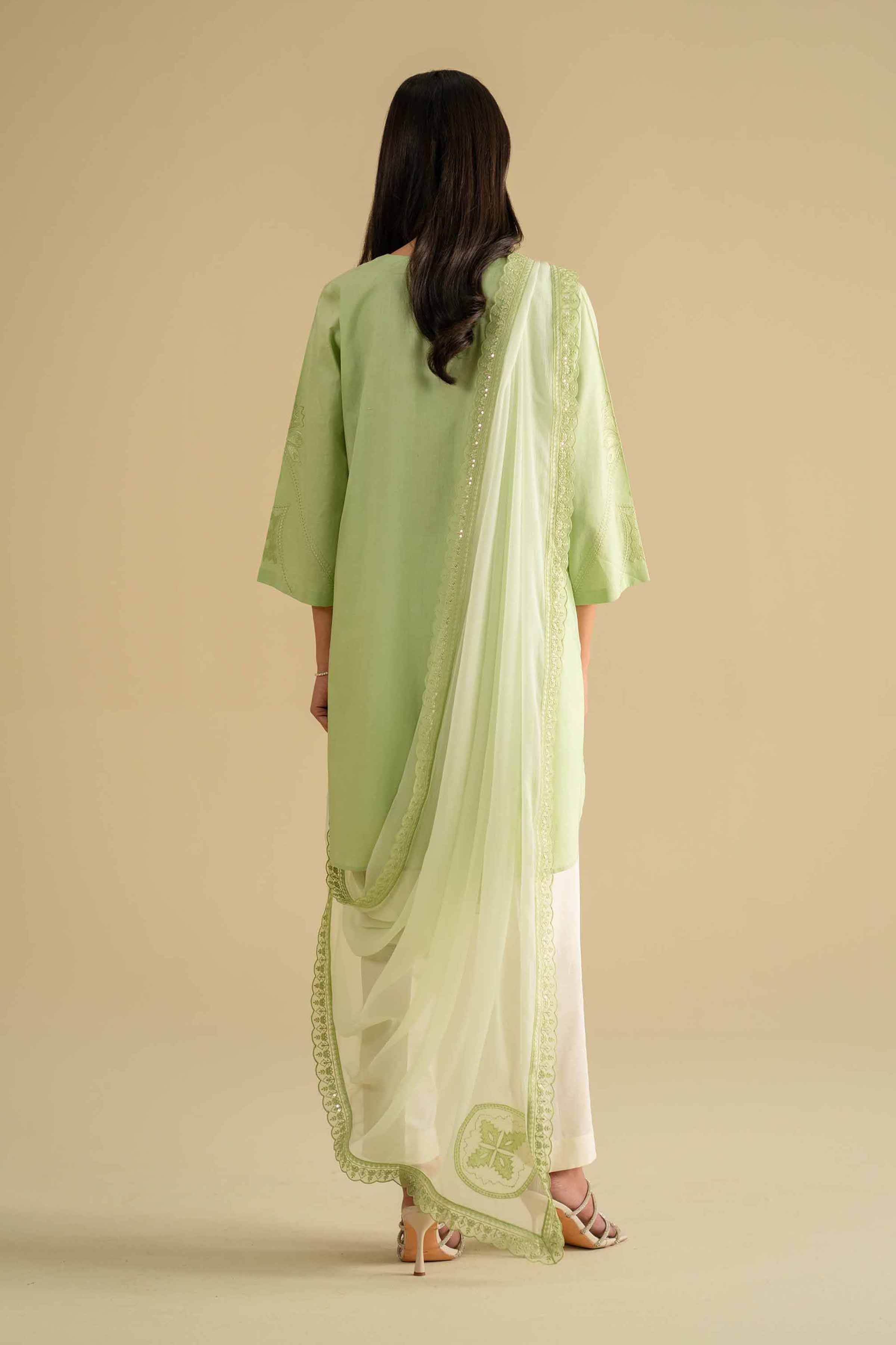 2 Piece - Embroidered Suit - KFE26-23