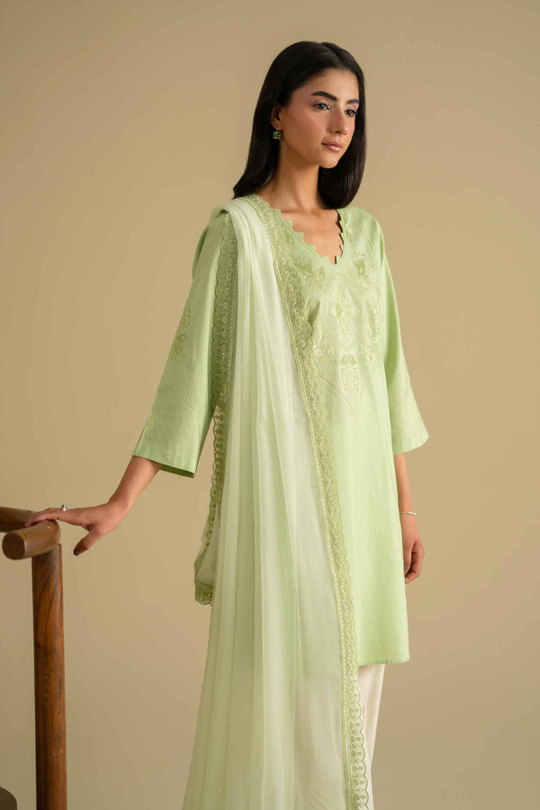 2 Piece - Embroidered Suit - KFE26-23