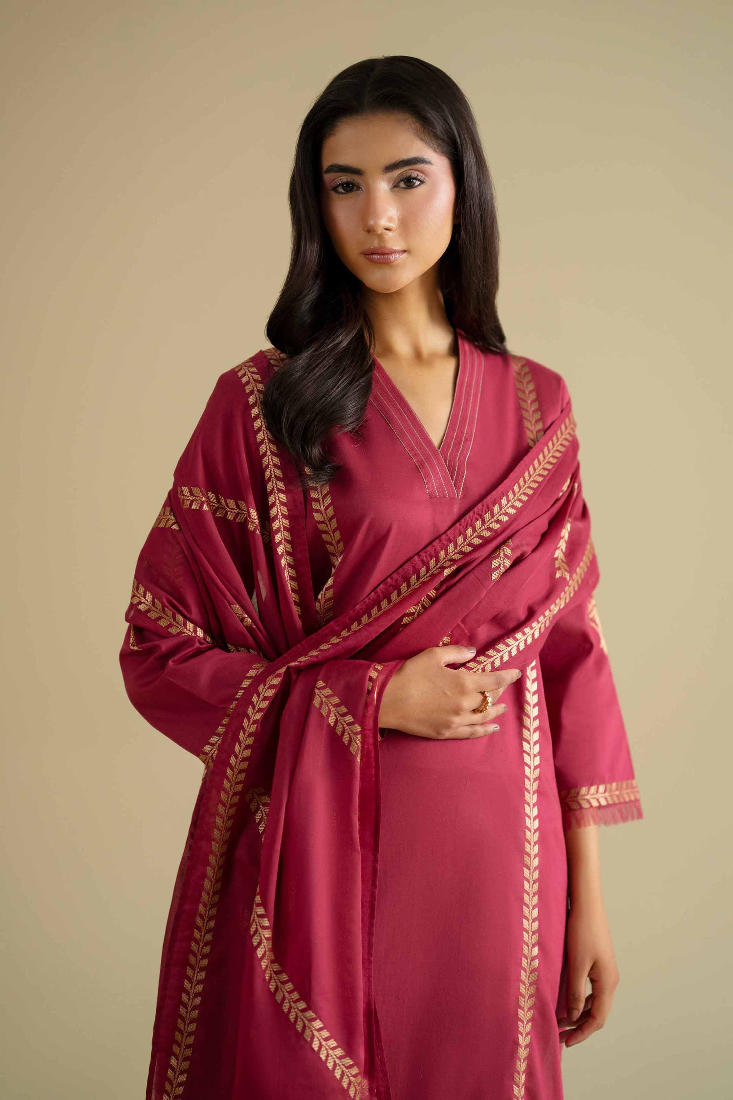 2 Piece - Embroidered Suit - KFE26-231