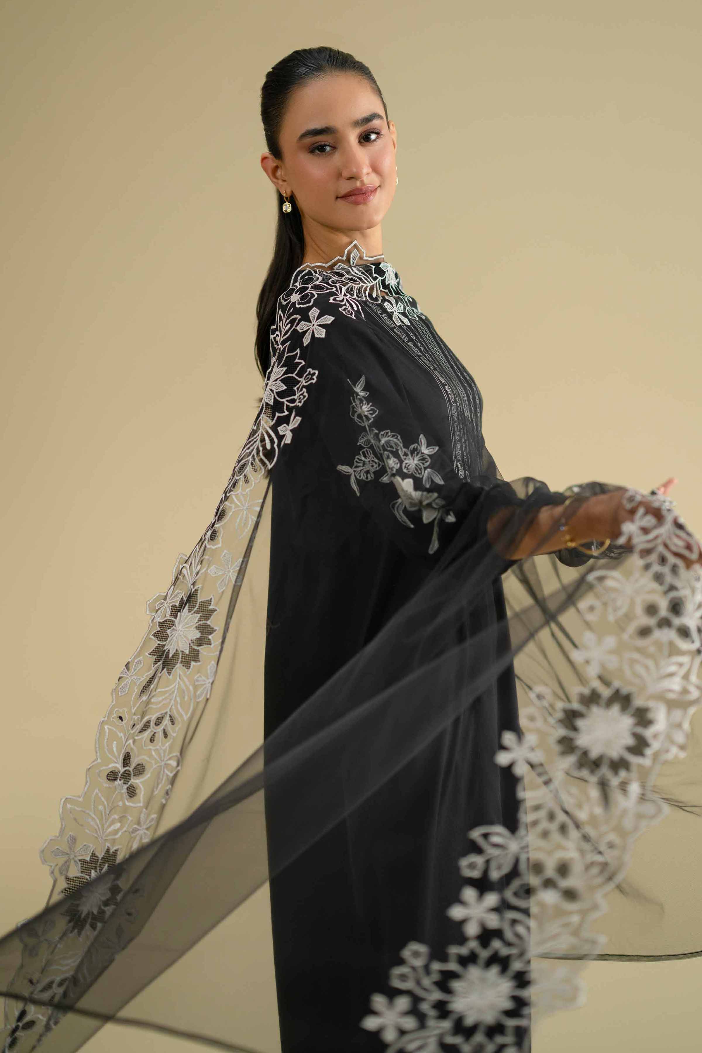 Embroidered Dupatta - KFE26-234