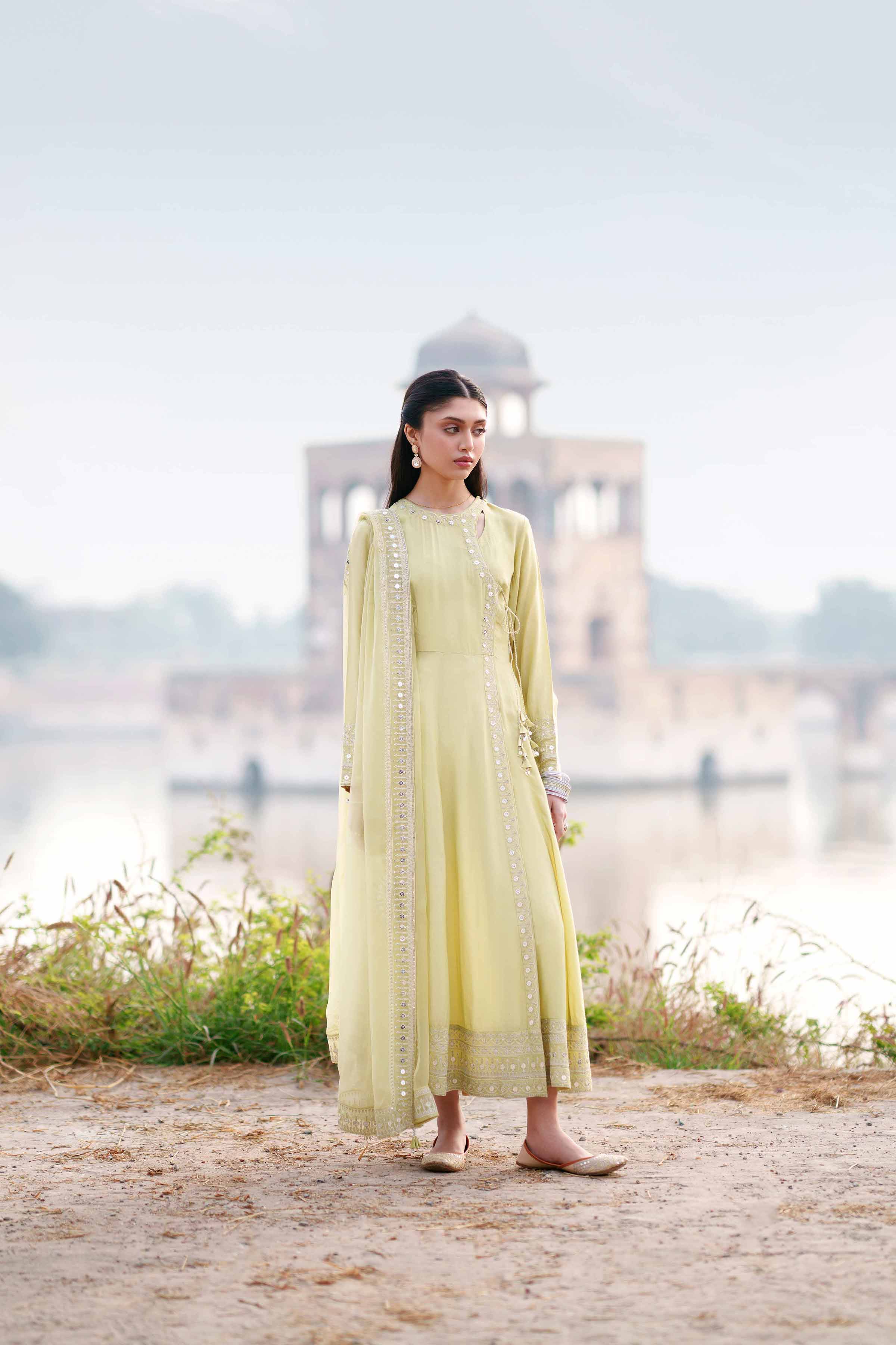 2 Piece - Embroidered Suit - KFE26-25