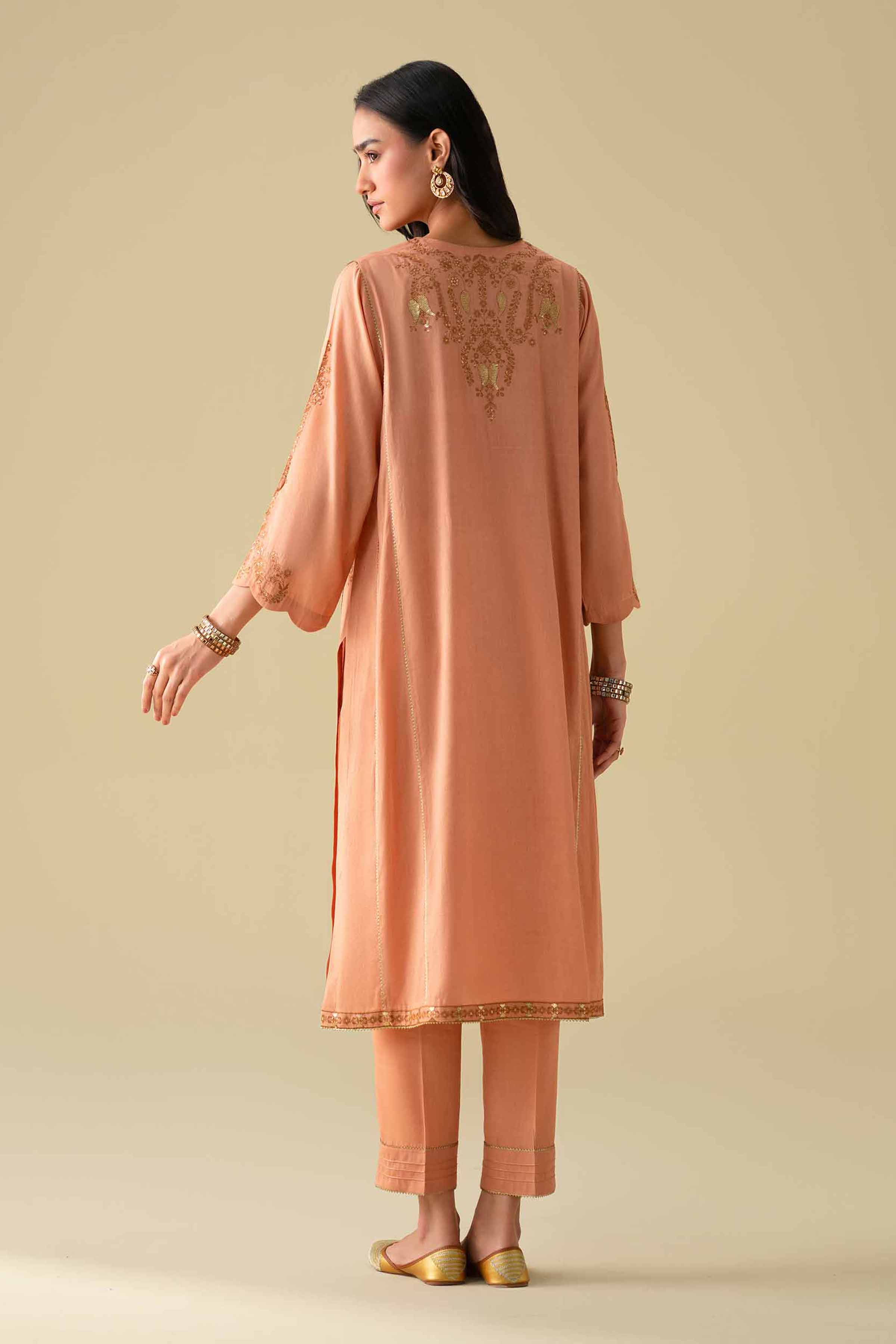 2 Piece - Embroidered Suit - KFE26-40