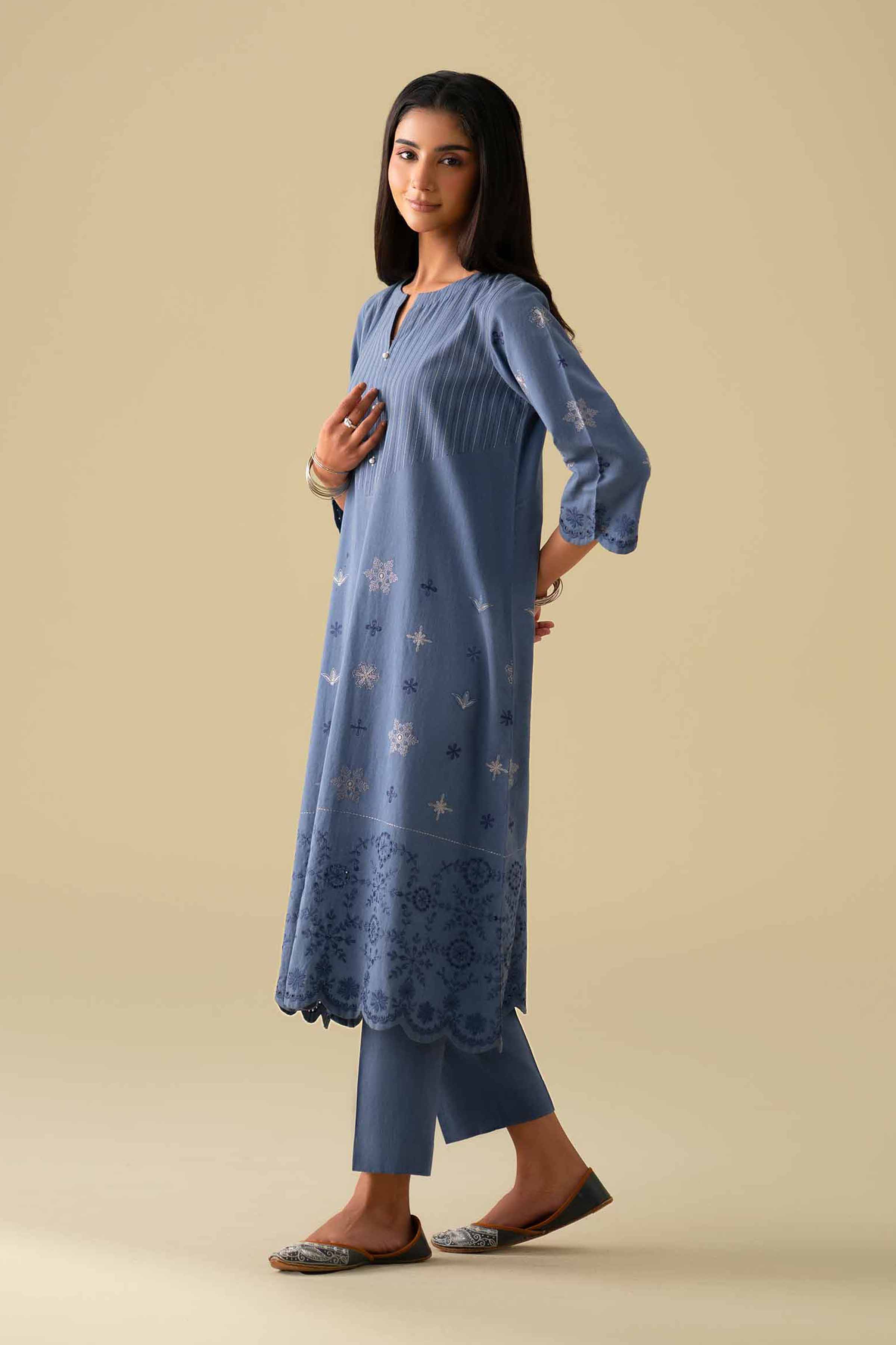 2 Piece - Embroidered Suit - KFE26-42