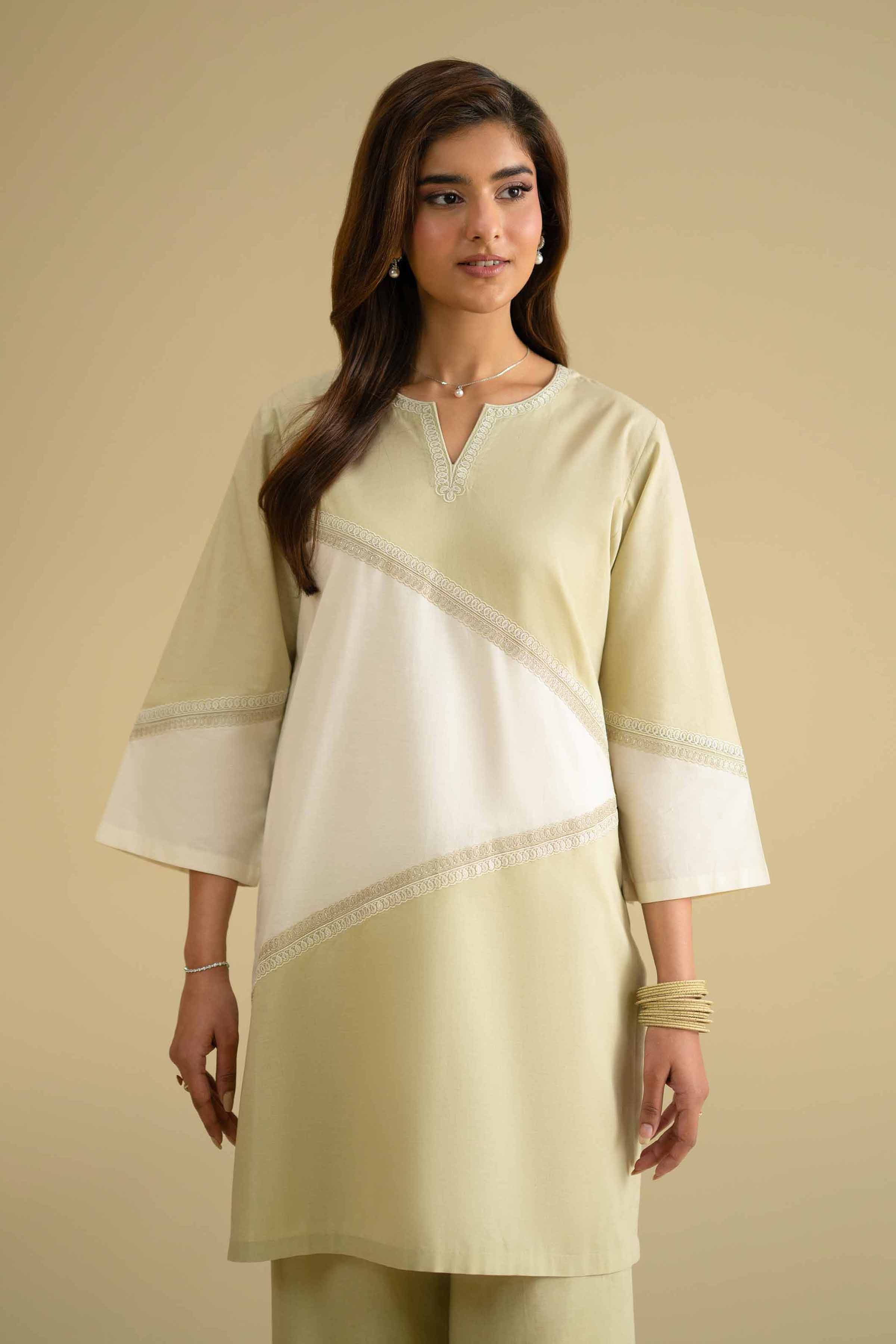 2 Piece - Embroidered Suit - KFE26-48