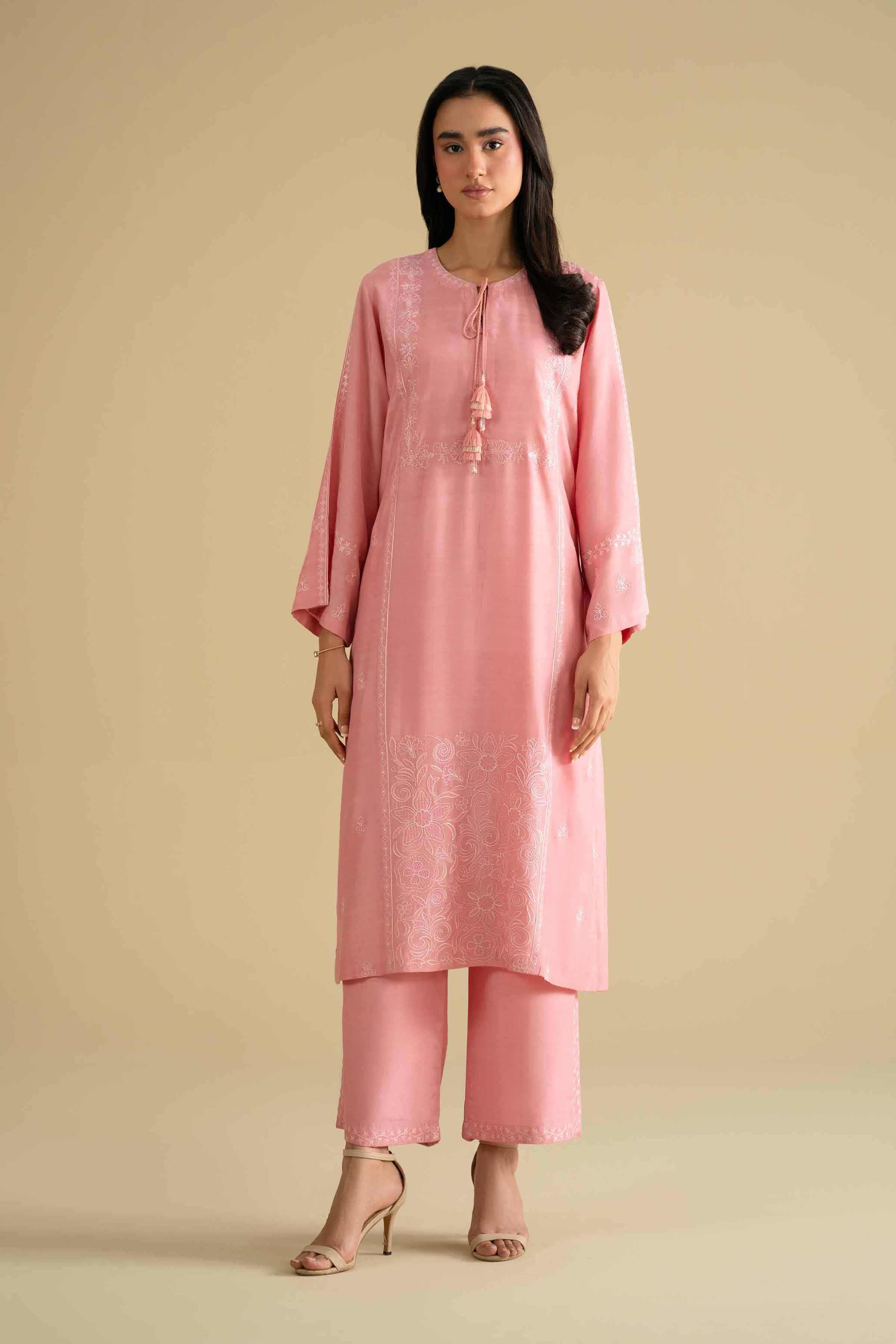 2 Piece - Embroidered Suit - KFE26-69
