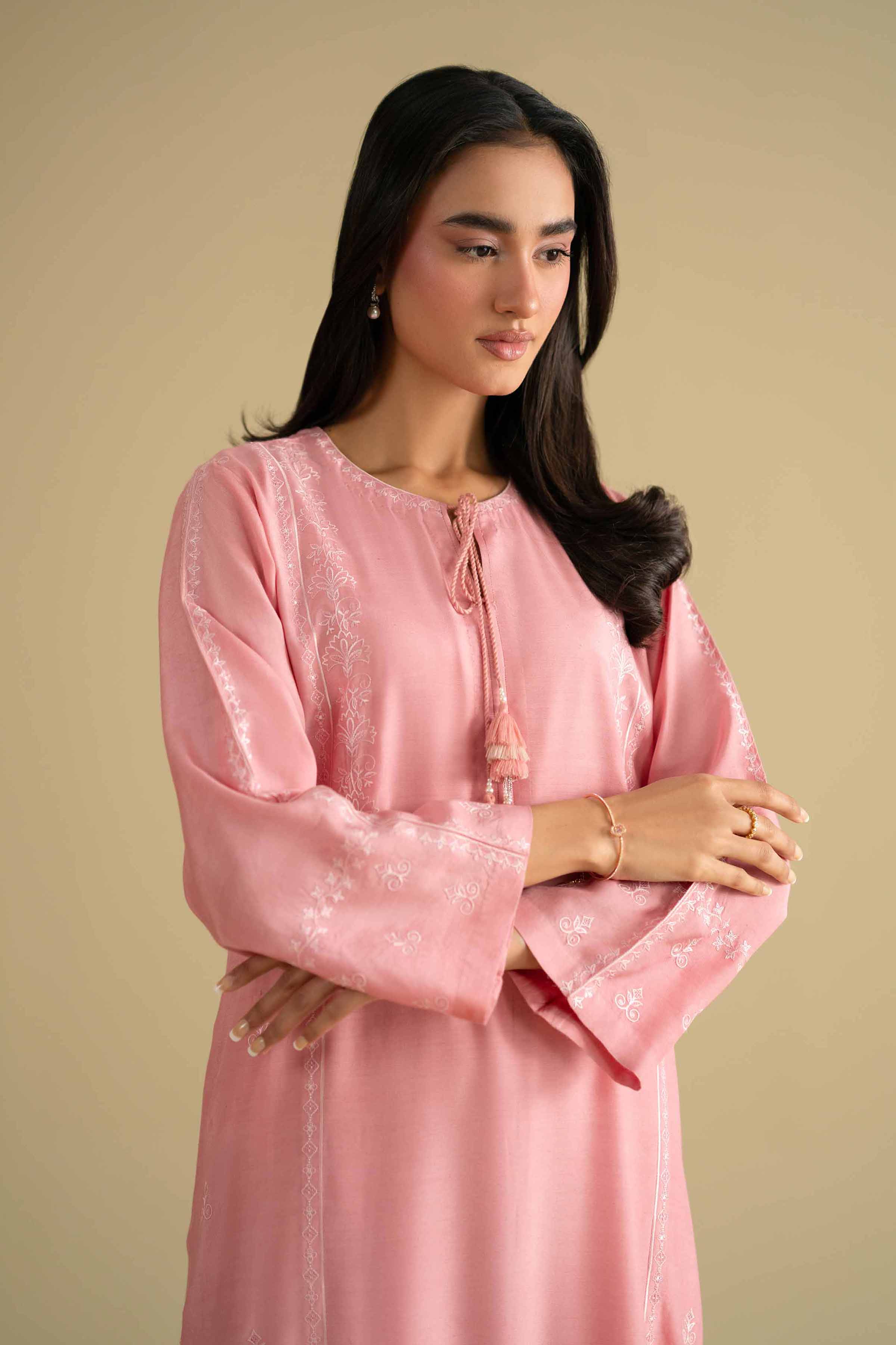 2 Piece - Embroidered Suit - KFE26-69