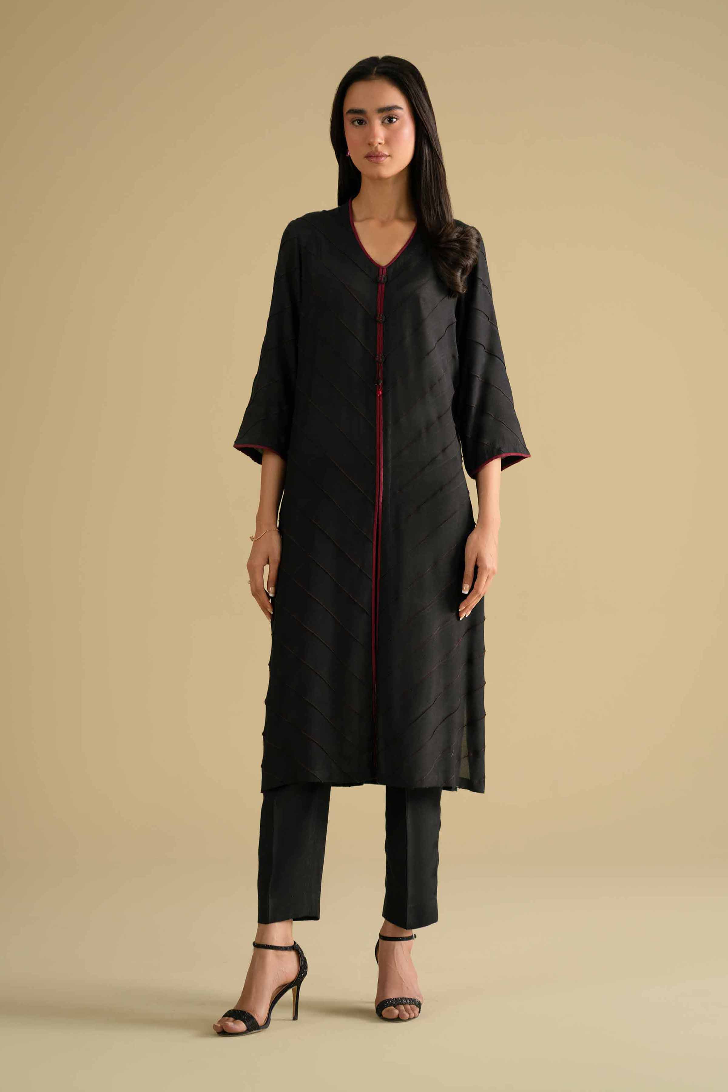 2 Piece - Embroidered Suit - KFE26-70