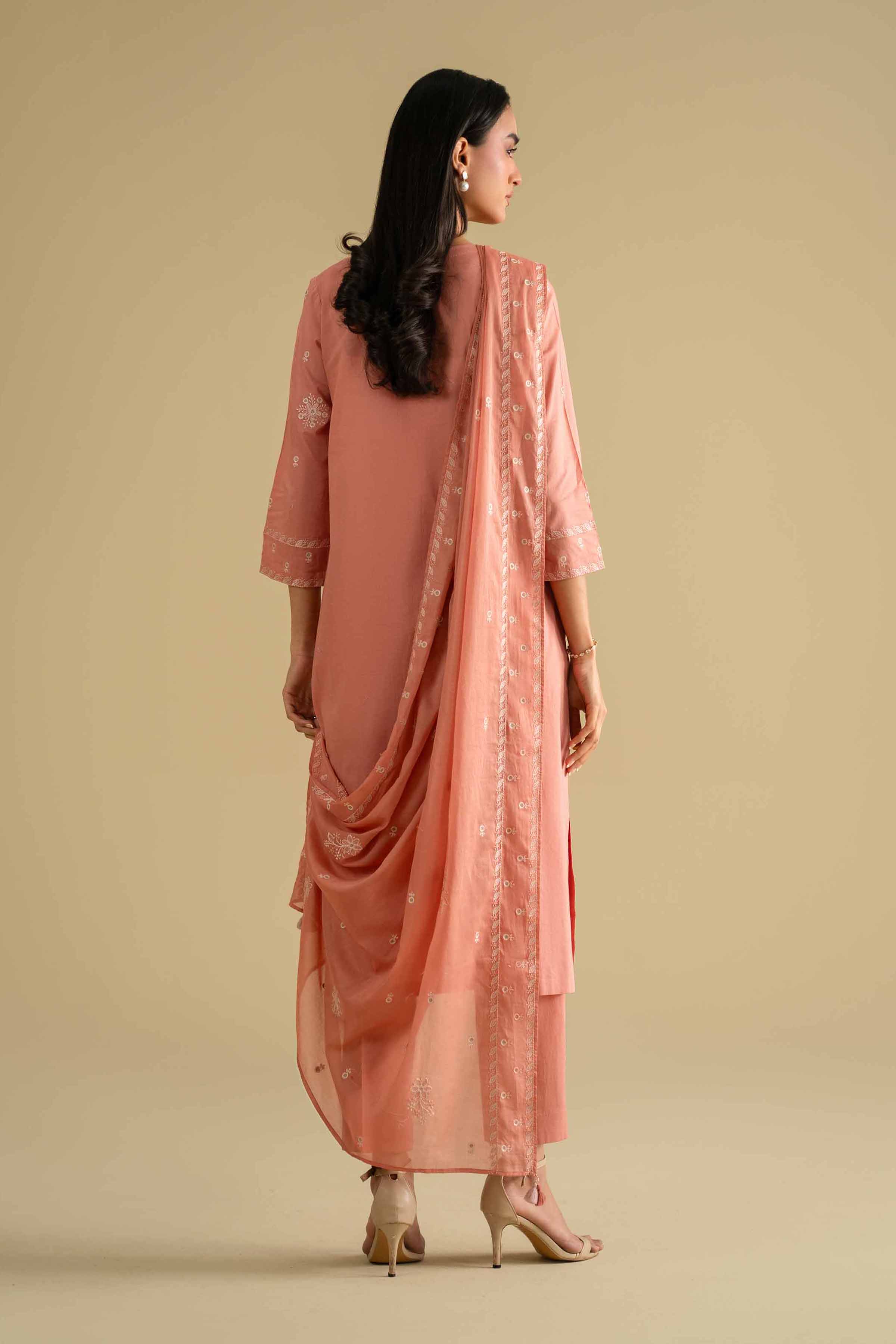 3 Piece - Embroidered Suit - KFE26-75