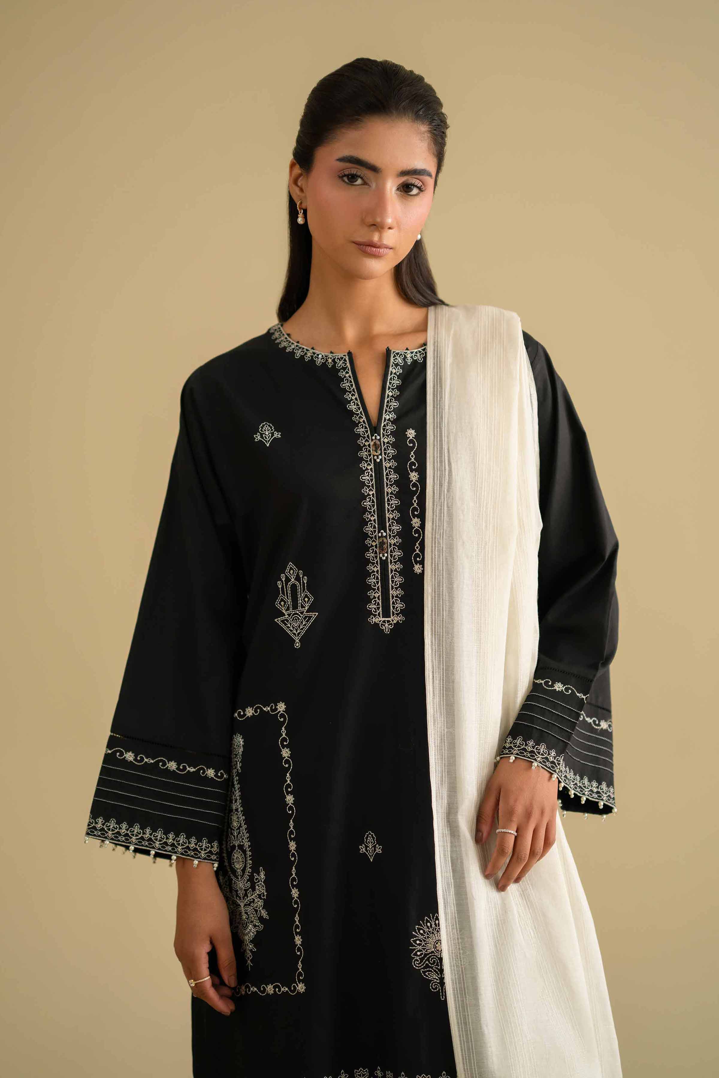 3 Piece - Embroidered Suit - KFE26-84