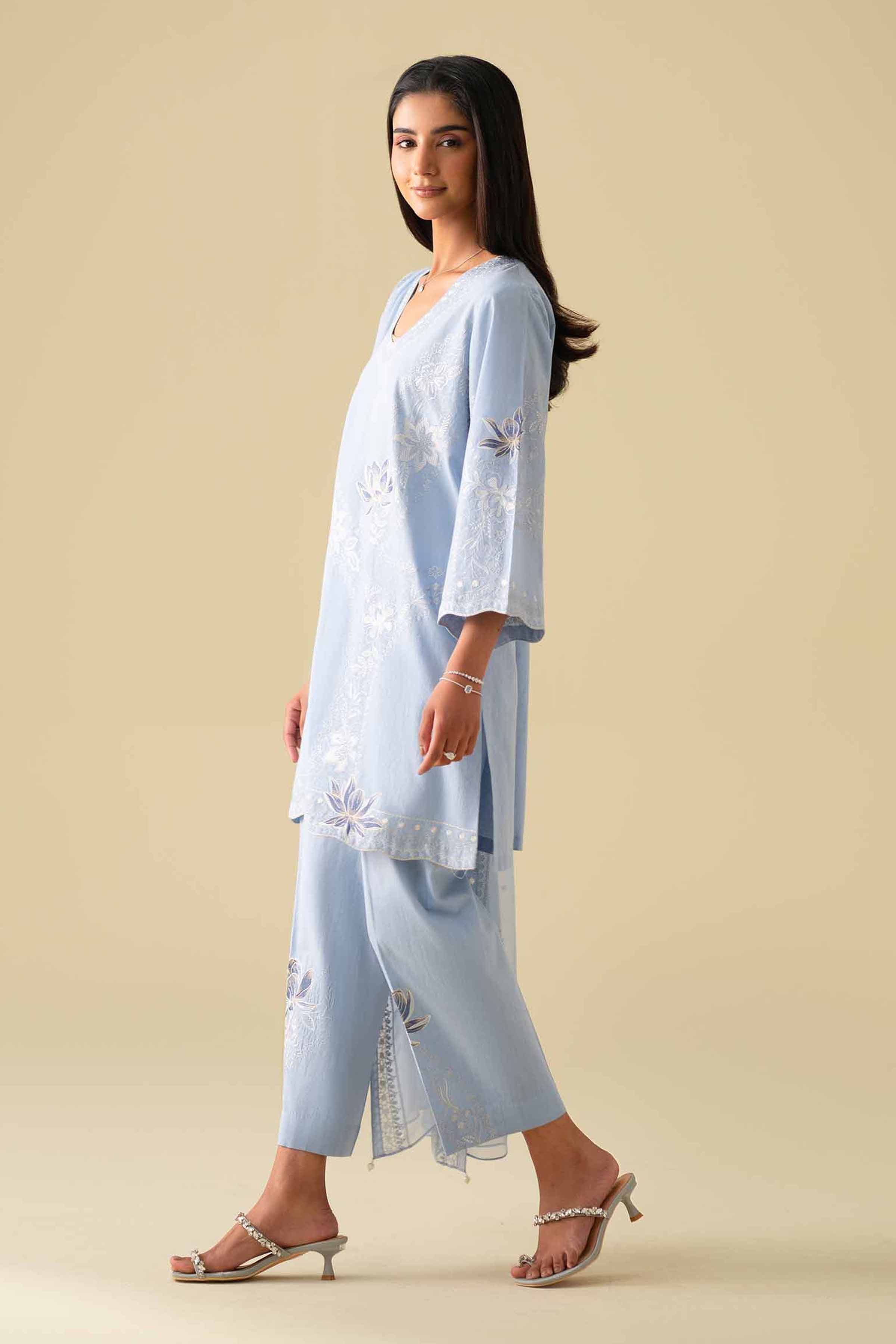 3 Piece - Embroidered Suit - KFE26-85