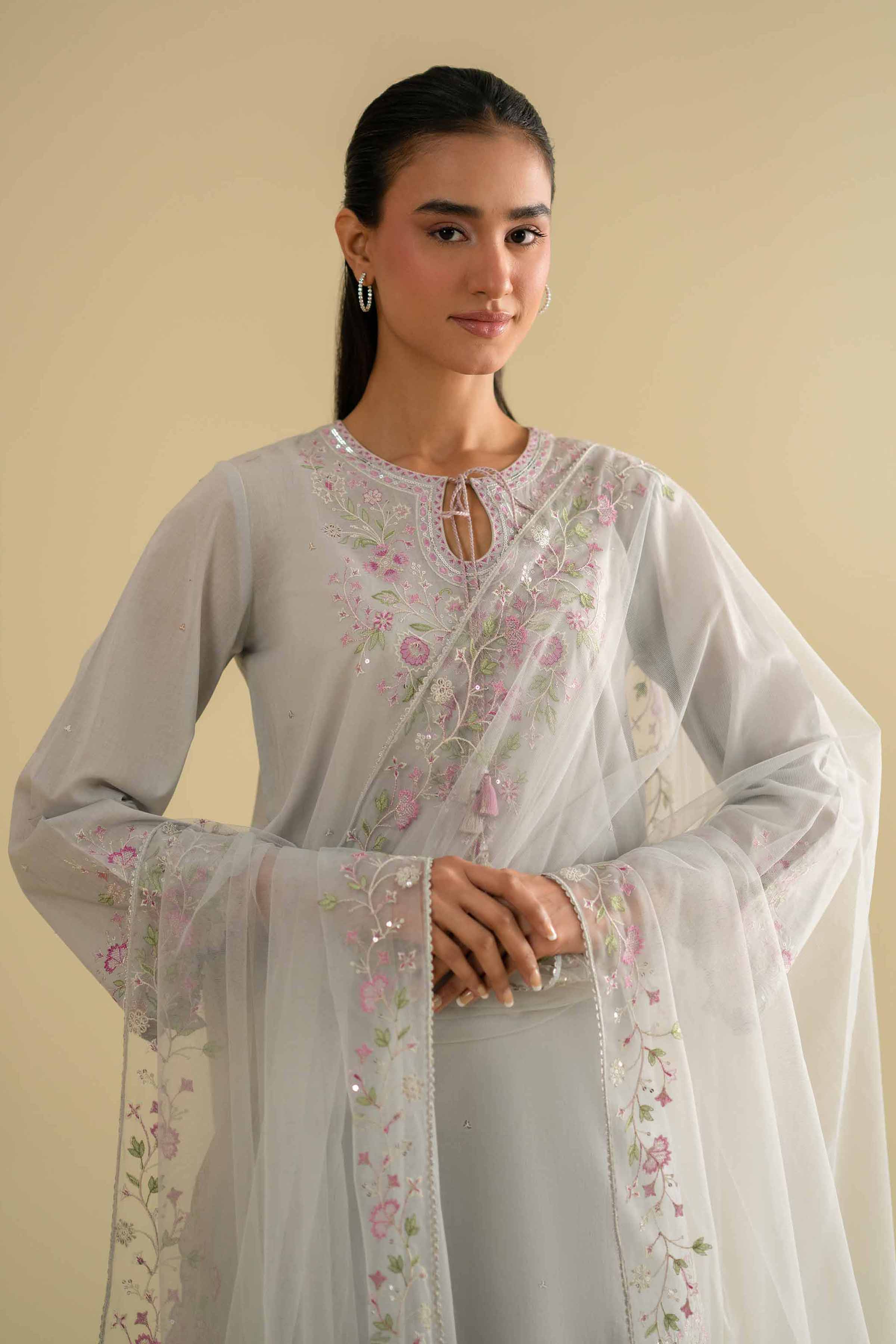 3 Piece - Embroidered Suit - KFE26-95