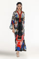 1 Piece Unstitched Cotton Silk Kaftan