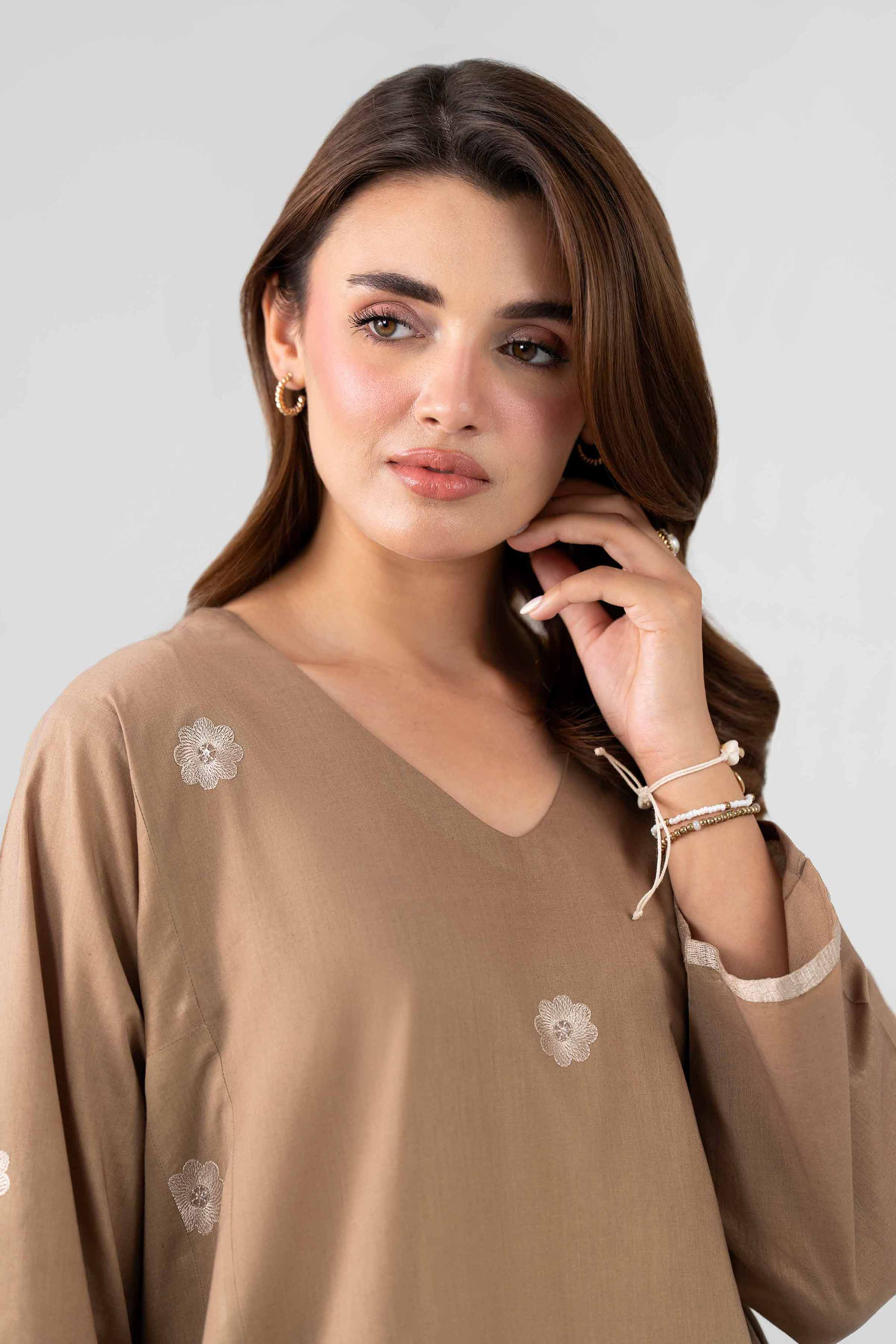 2 Piece - Embroidered Suit - KFS26-13