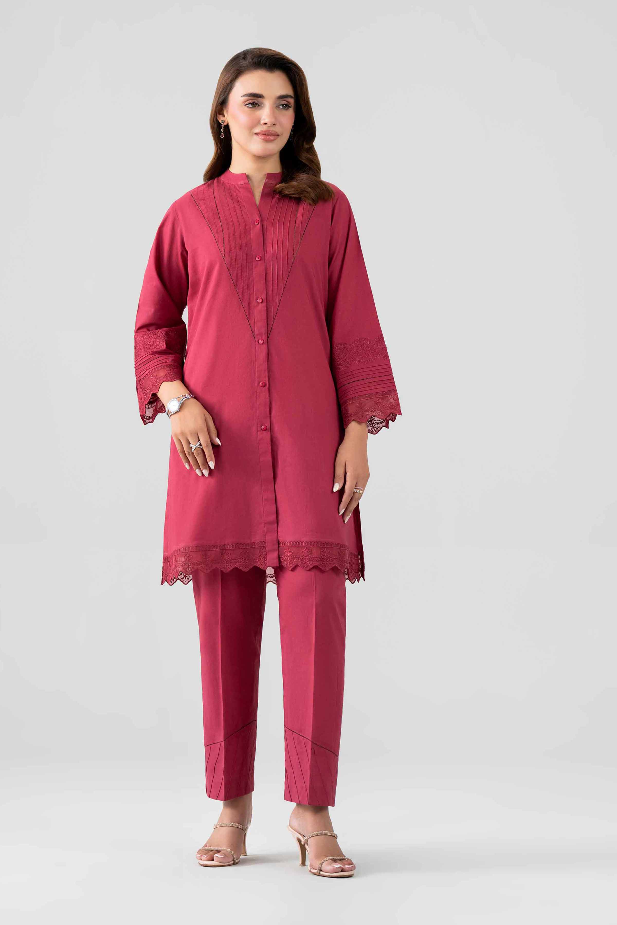 2 Piece - Embroidered Suit - KFS26-19