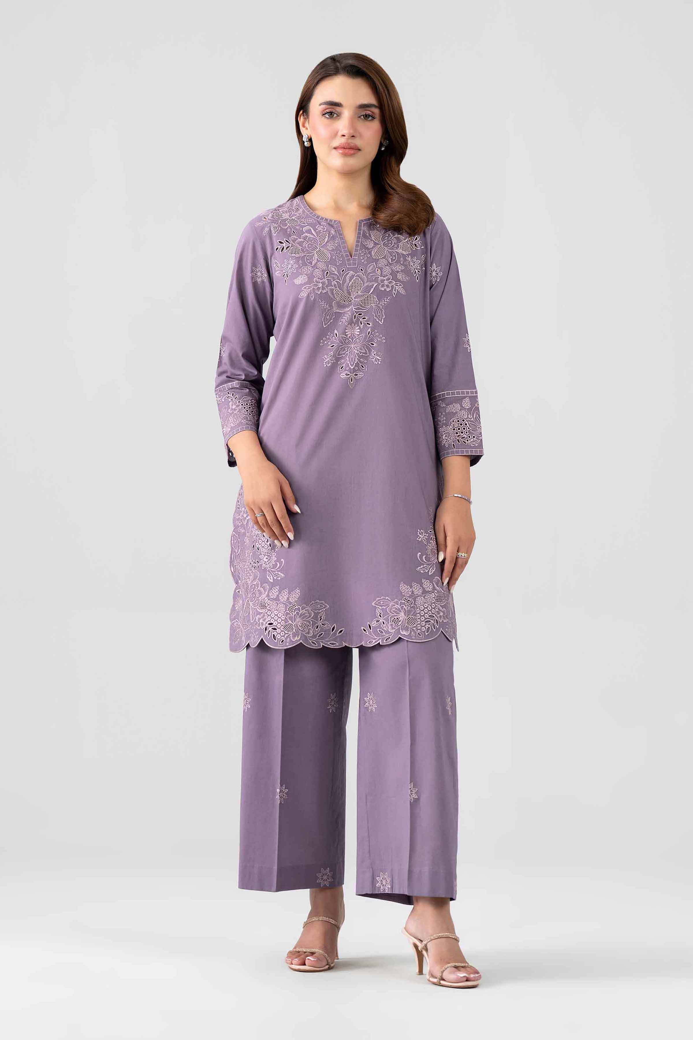 2 Piece - Embroidered Suit - KFS26-28