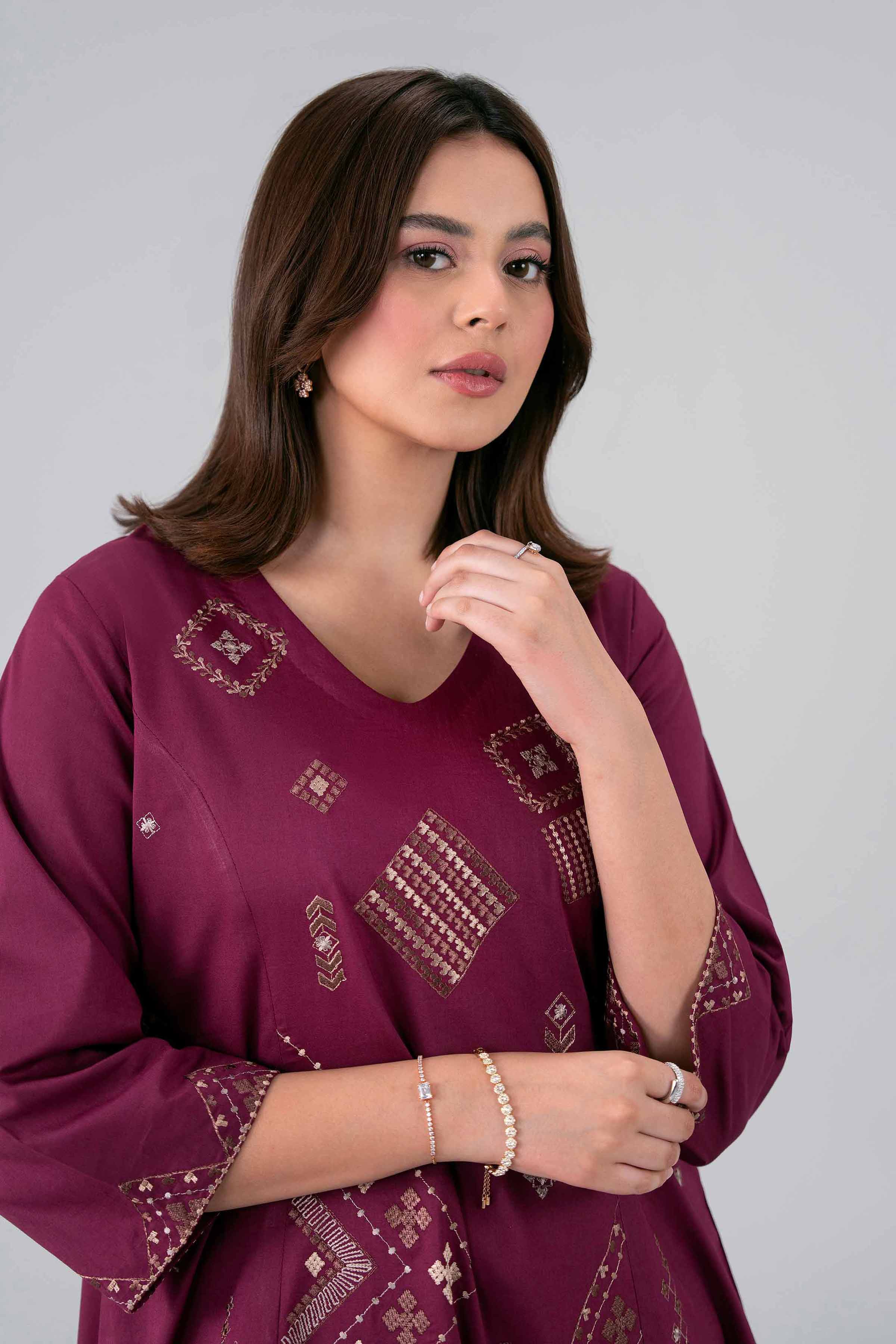 2 Piece - Embroidered Suit - KFS26-30