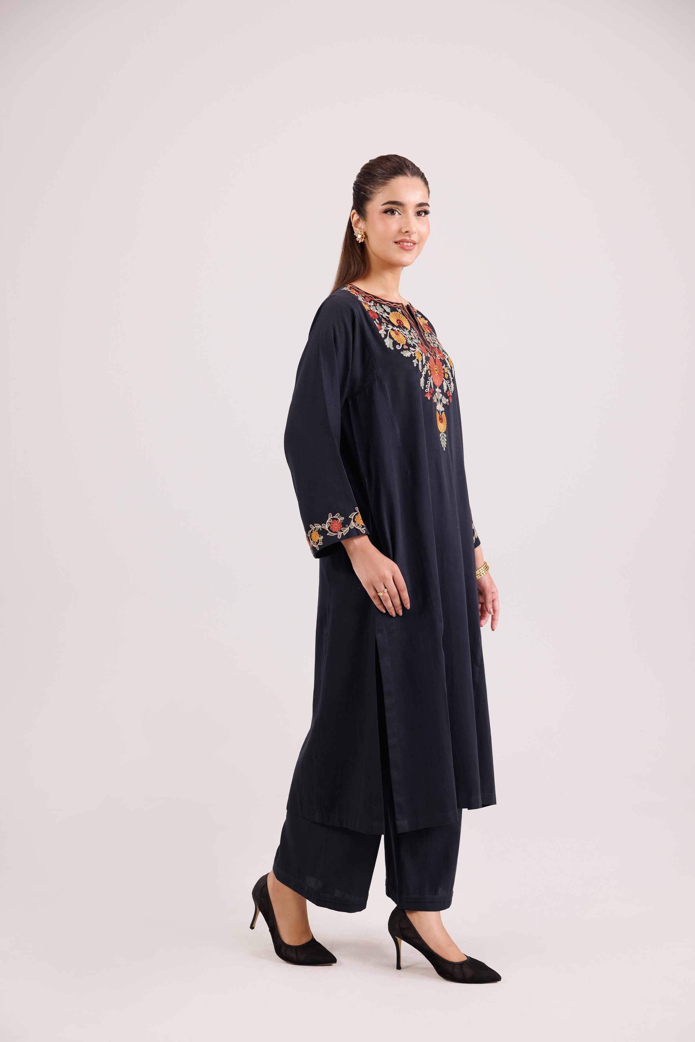 2 Piece - Embroidered Suit - KFW25-179