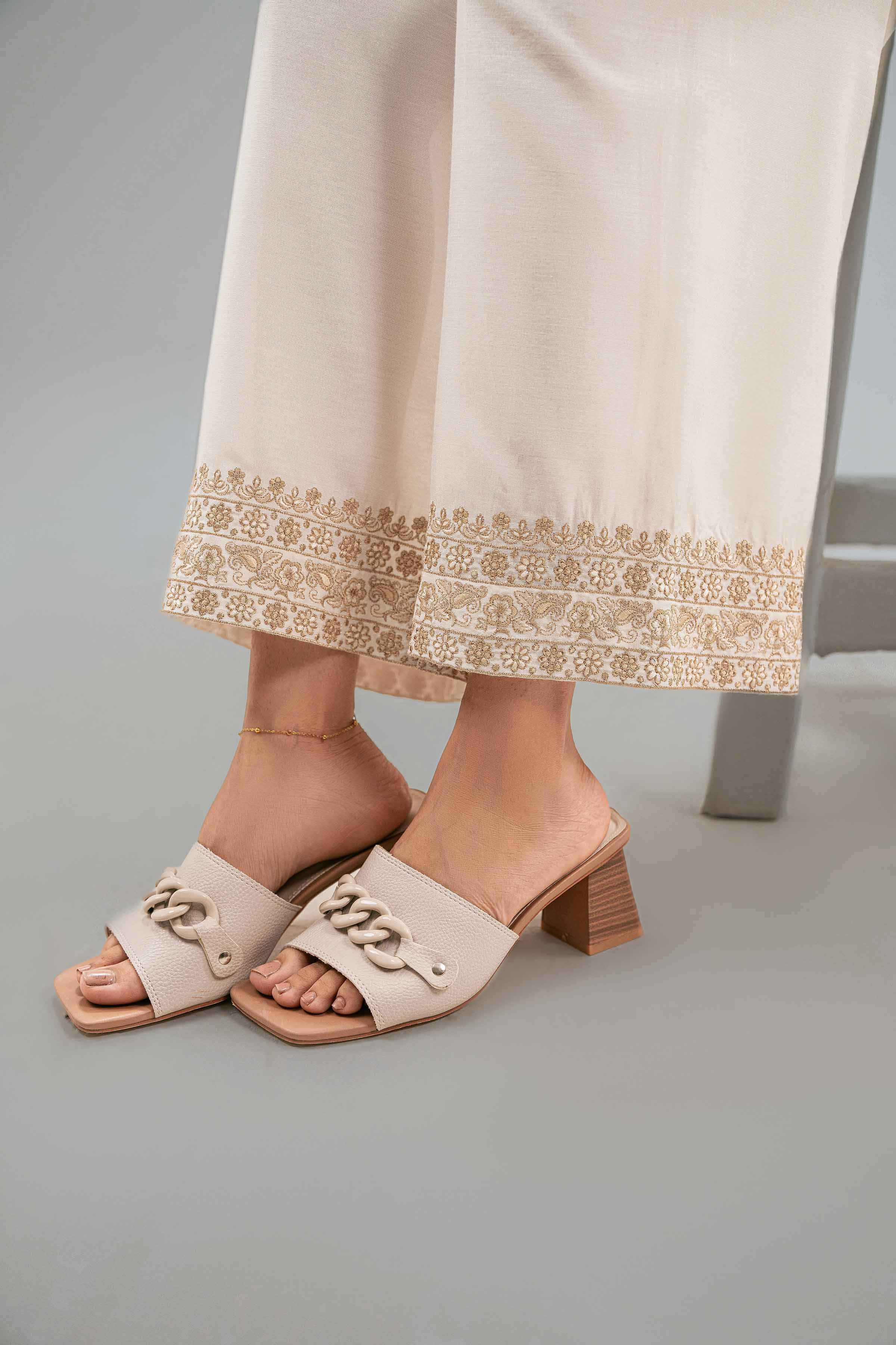 Embroidered Pants - KFW25-197