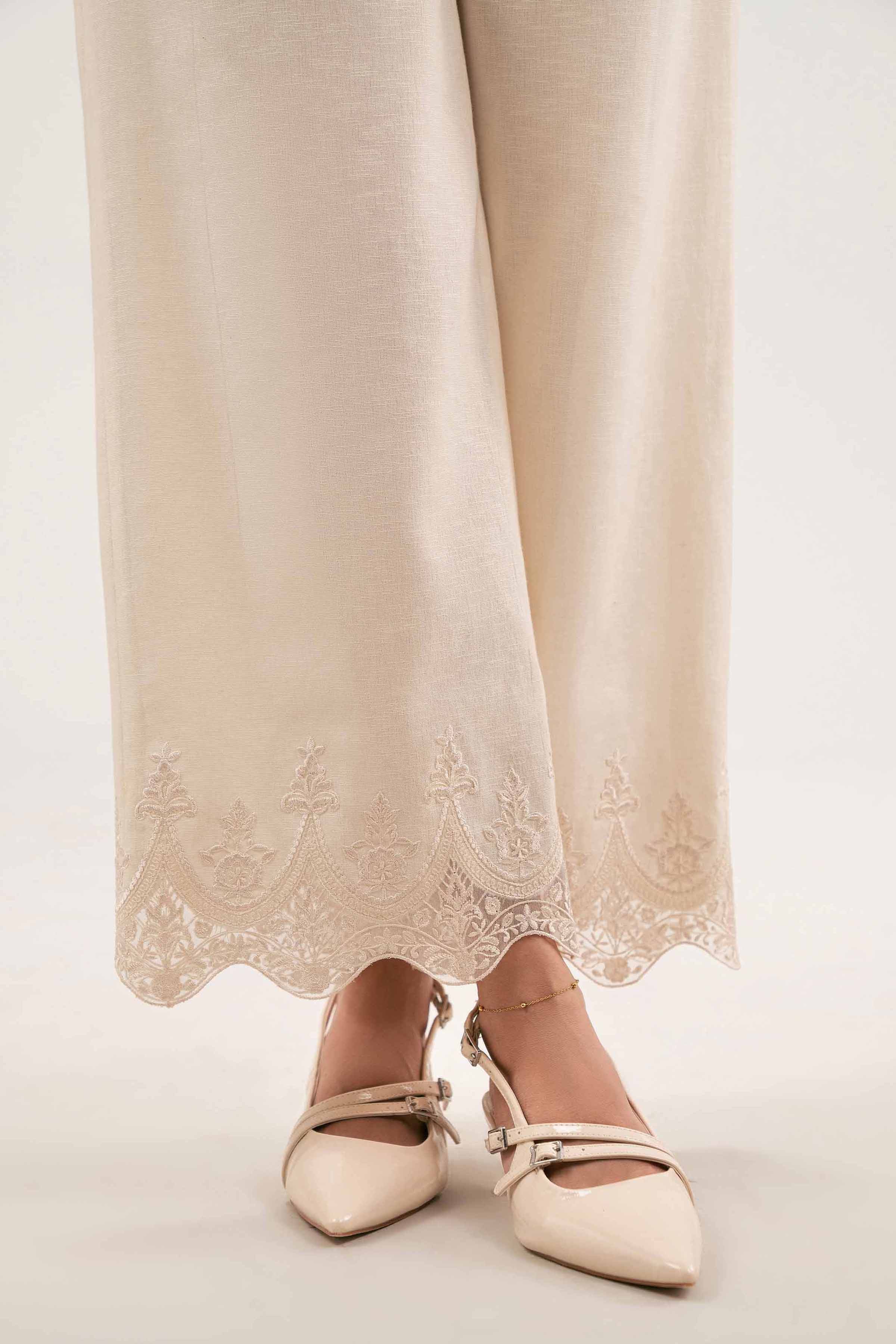 Embroidered Trousers - KFW25-198