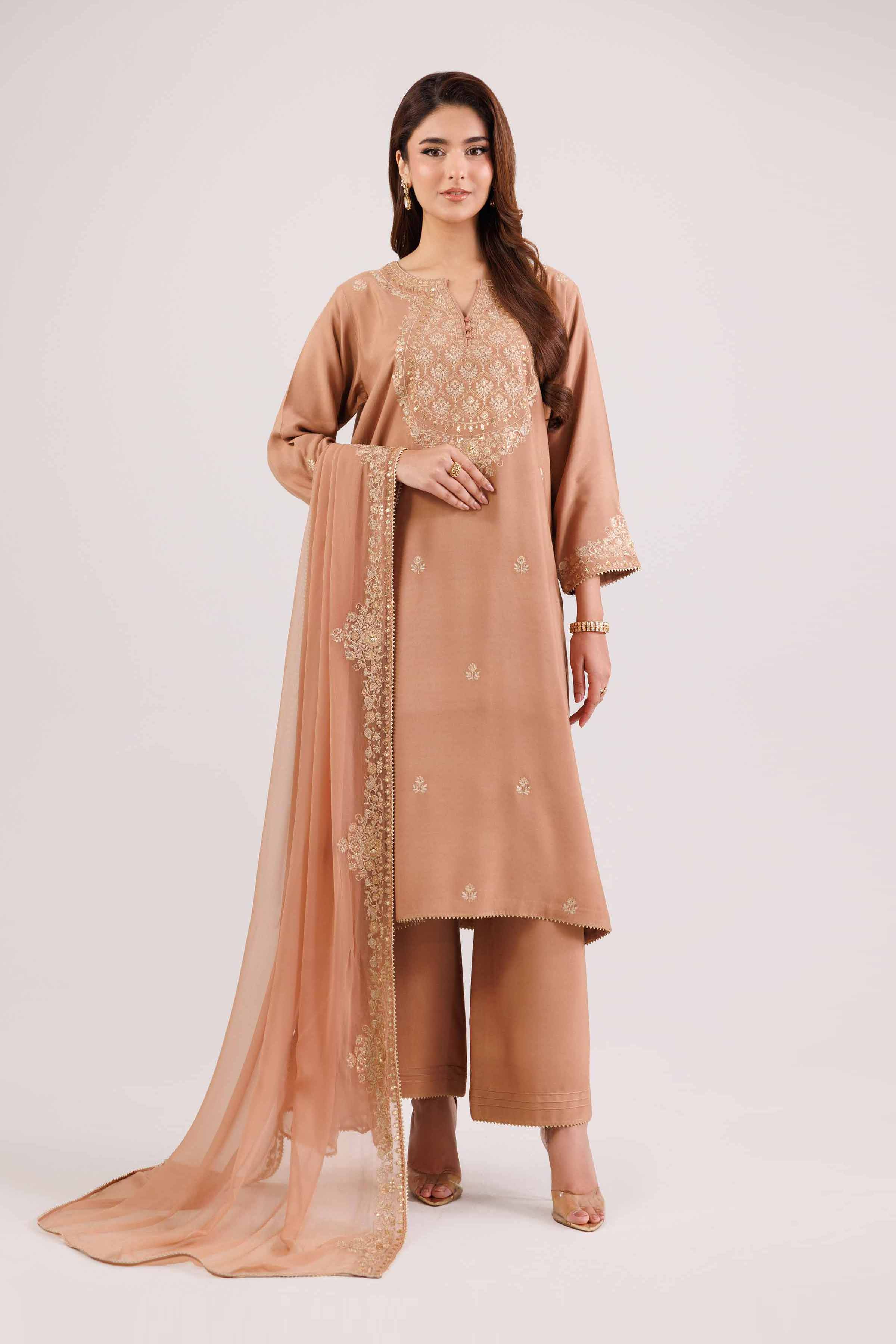 3 Piece - Embroidered Suit - KFW25-219