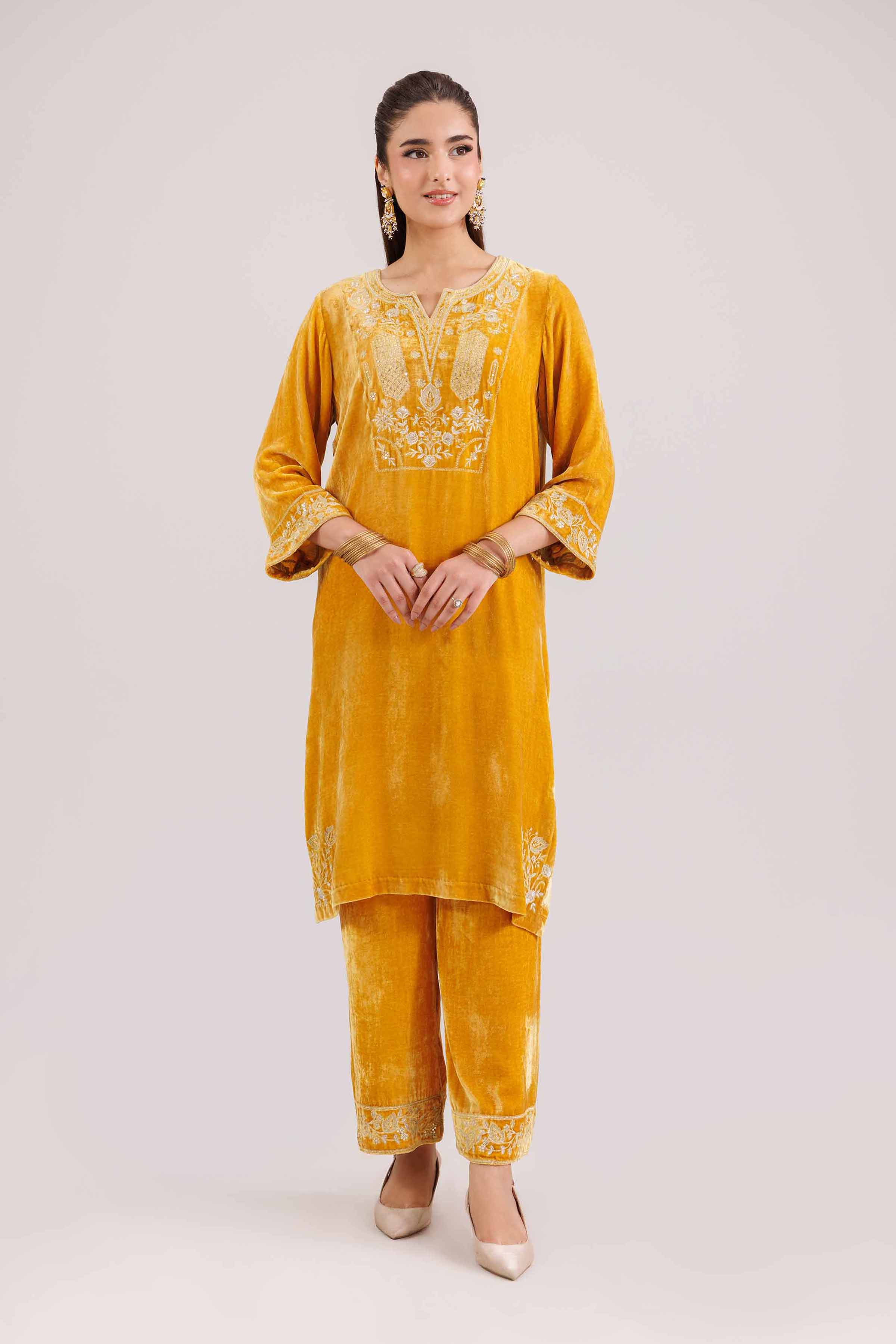 2 Piece - Embroidered Suit - KFW25-29