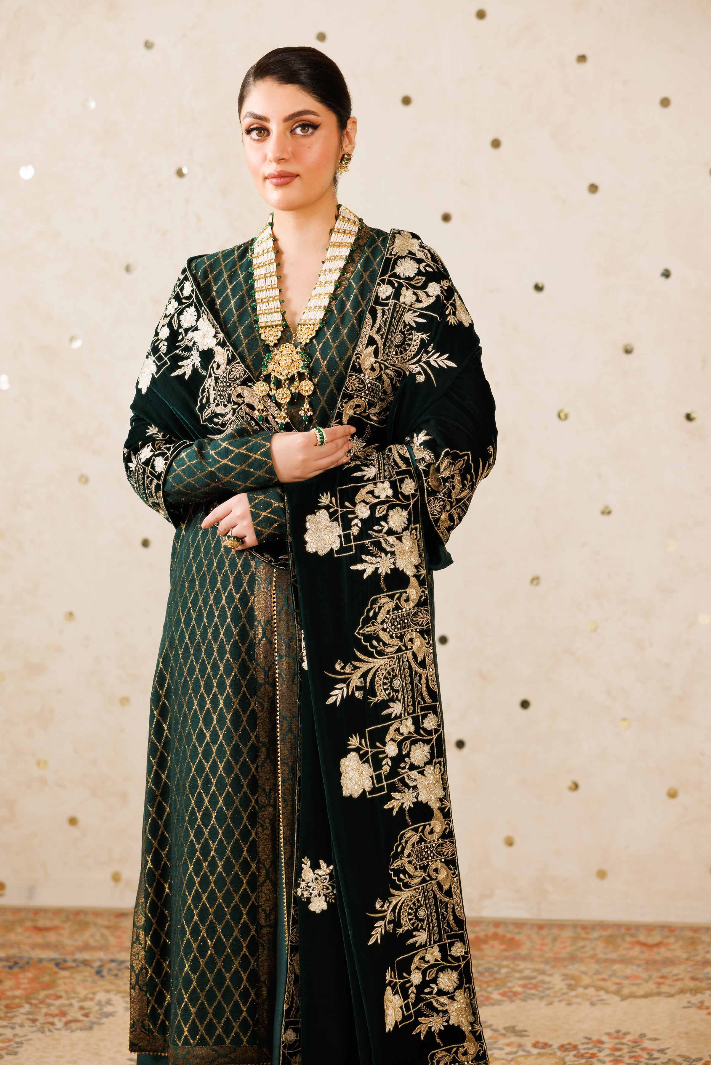 Embroidered Shawl - KFW25-48