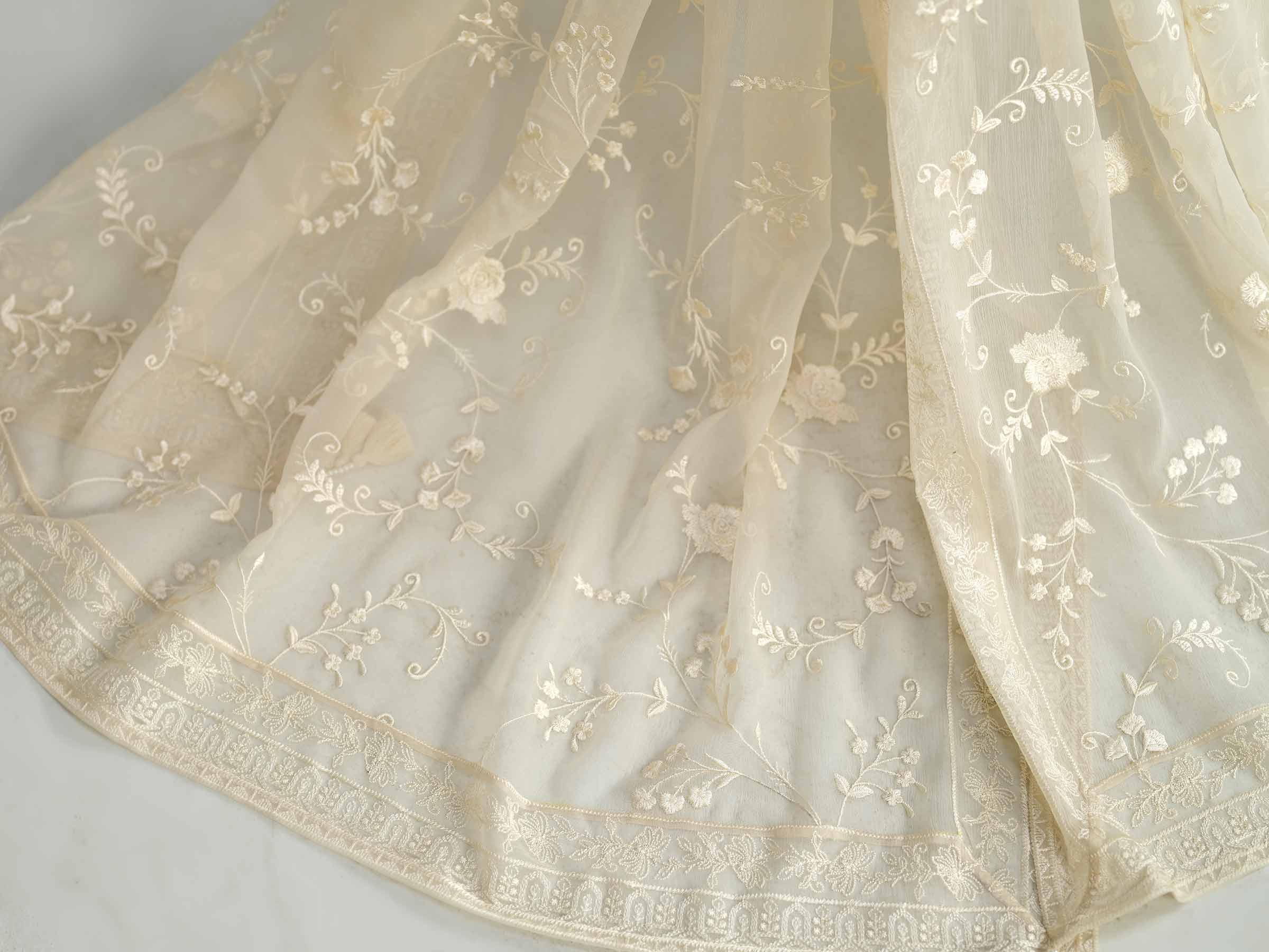 Embroidered Dupatta - KFW25-62