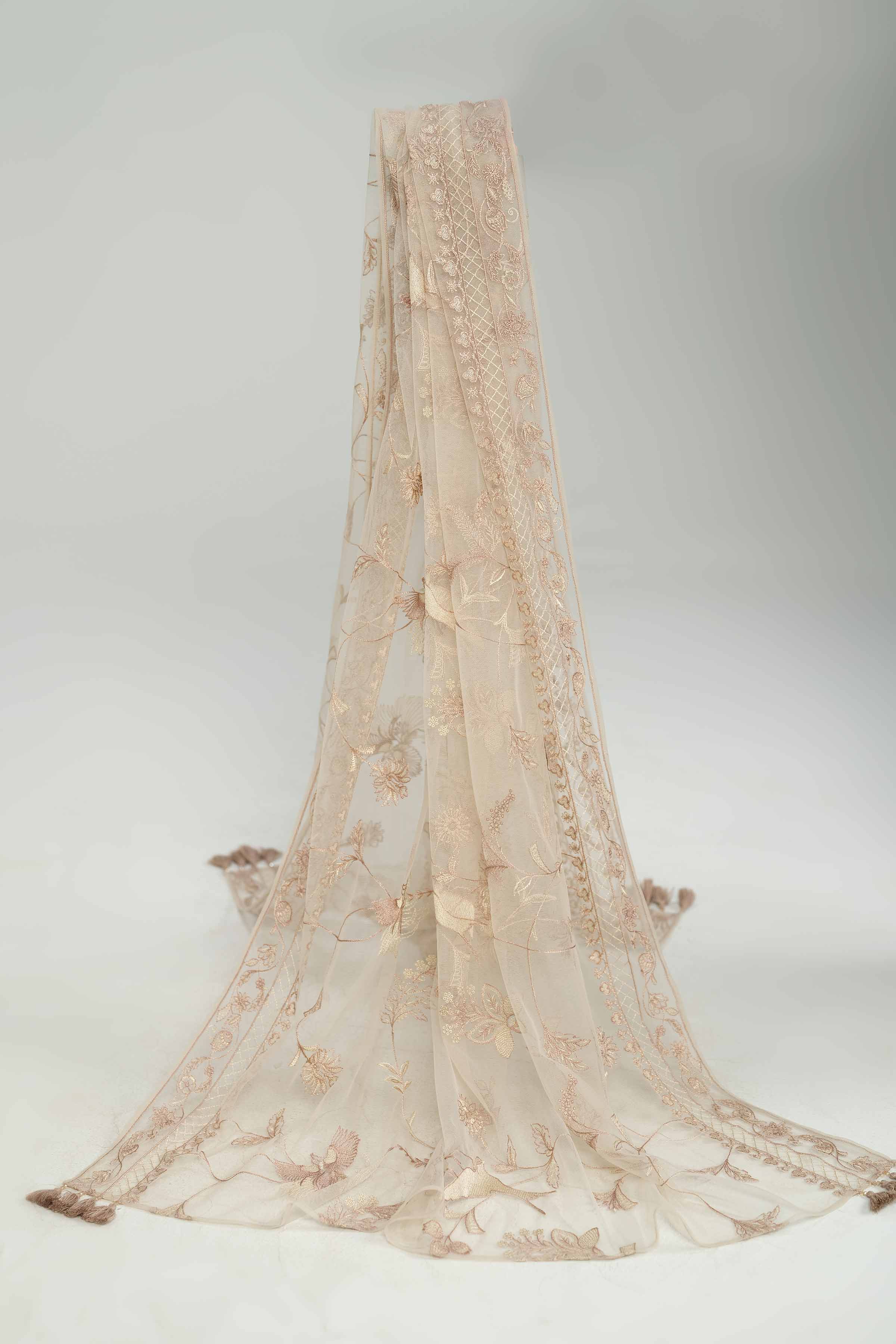 Embroidered Dupatta - KFW25-64