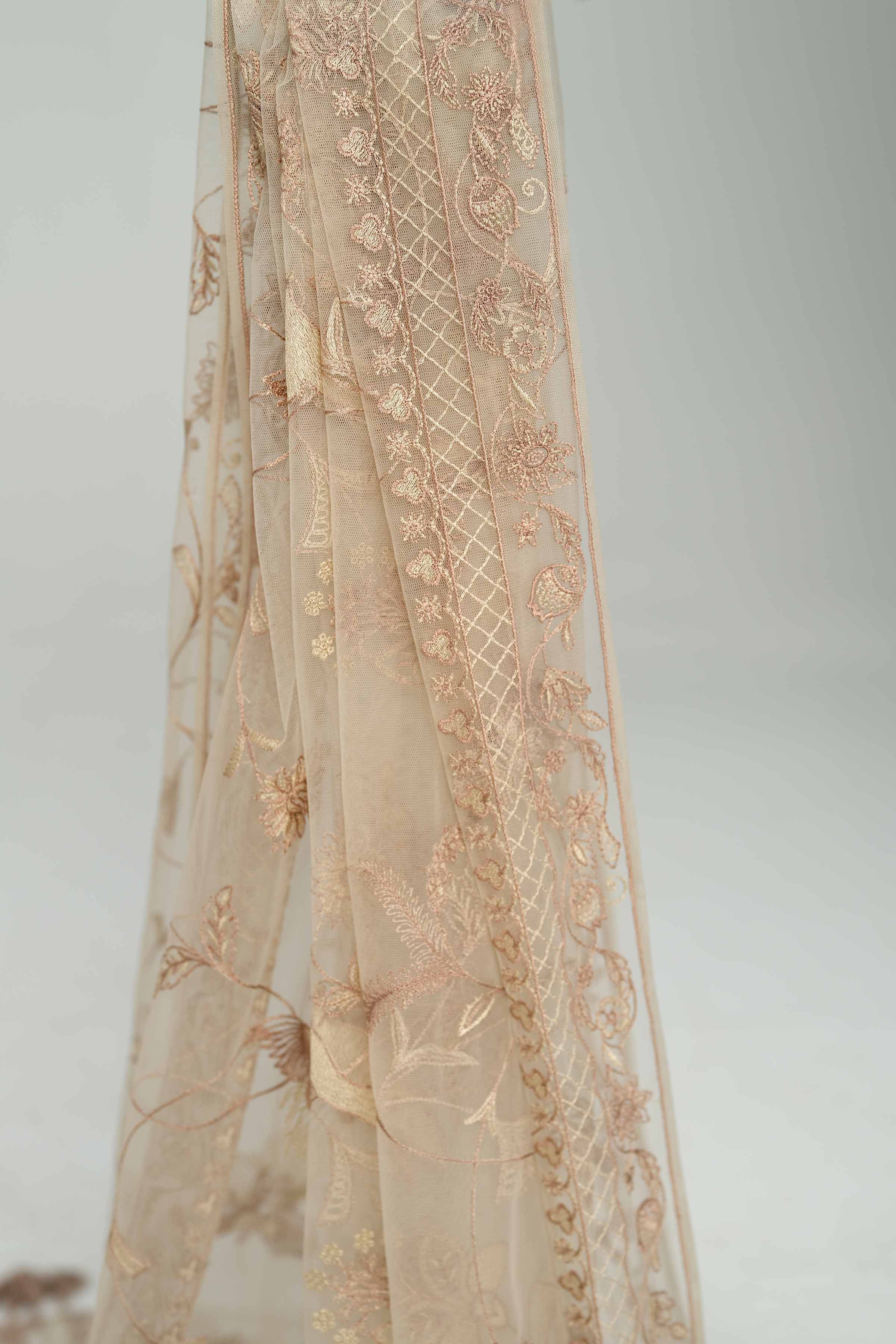 Embroidered Dupatta - KFW25-64