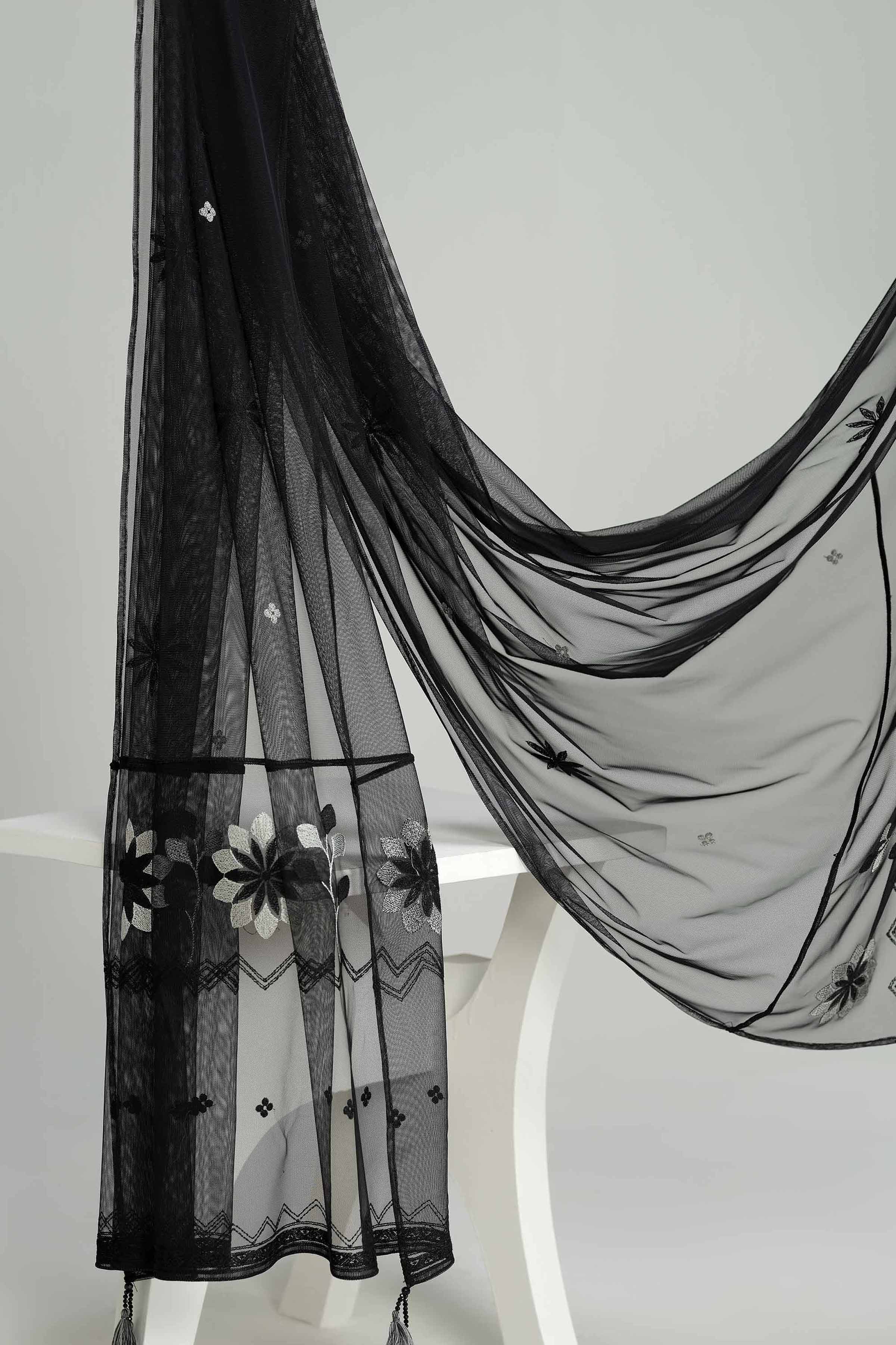 Embroidered Dupatta - KFW25-66