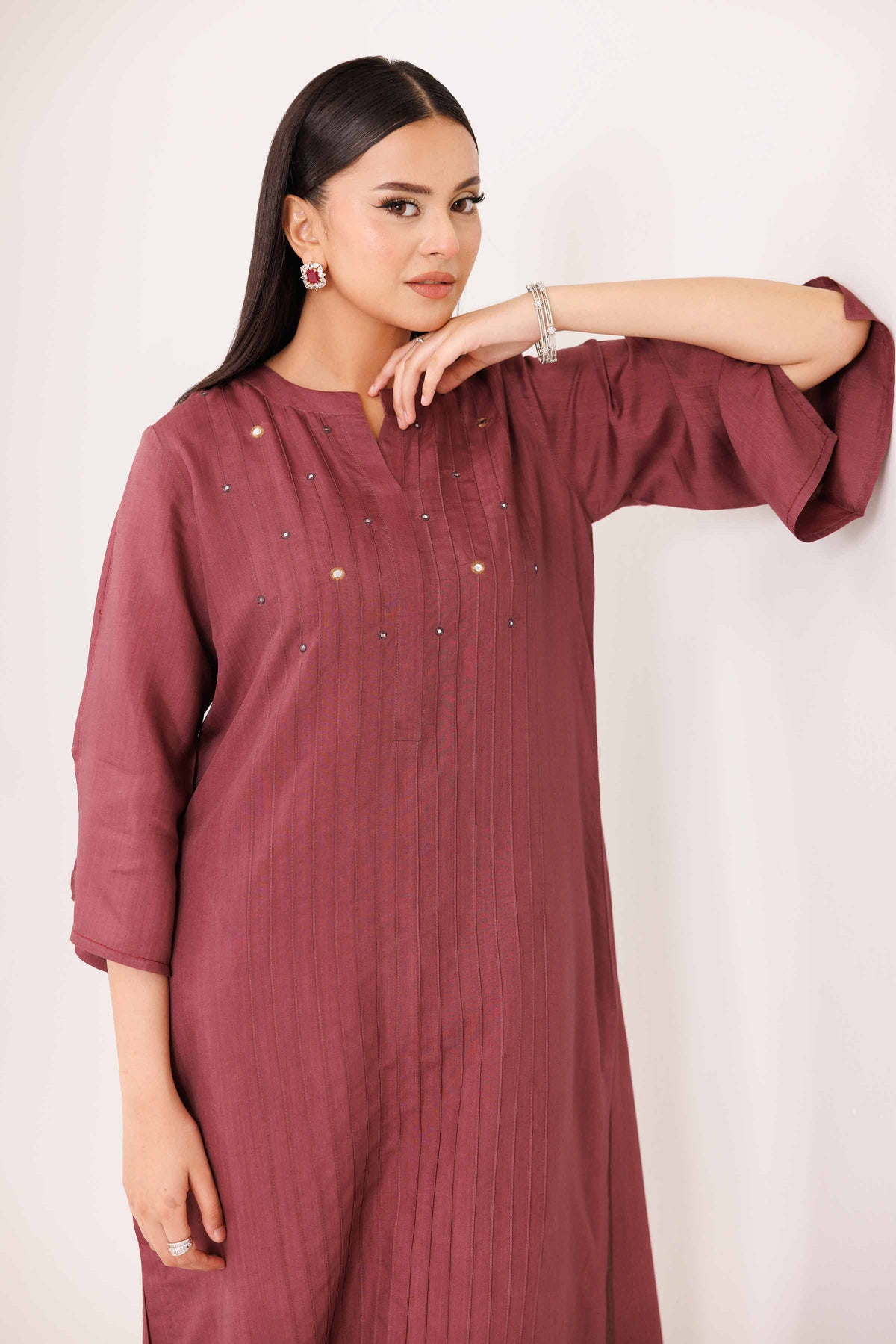 2 Piece - Embroidered Suit - KFW25-79