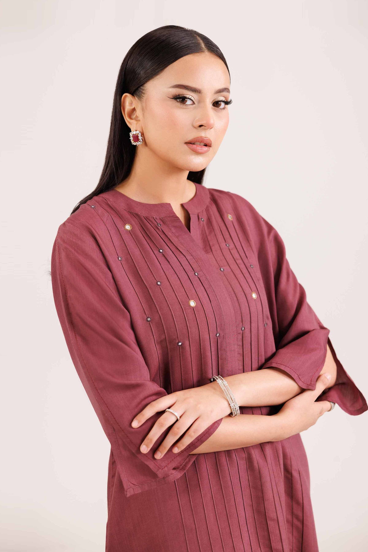 2 Piece - Embroidered Suit - KFW25-79