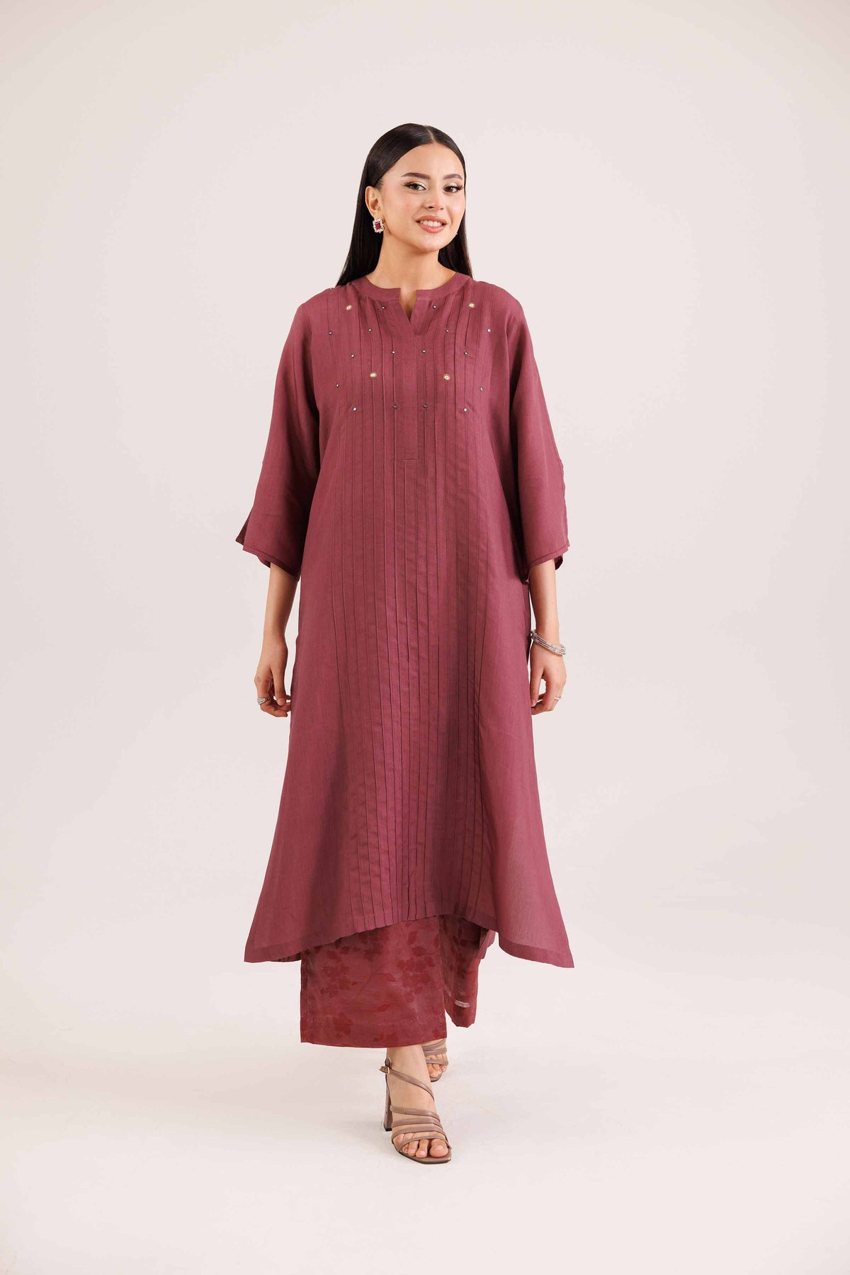 2 Piece - Embroidered Suit - KFW25-79