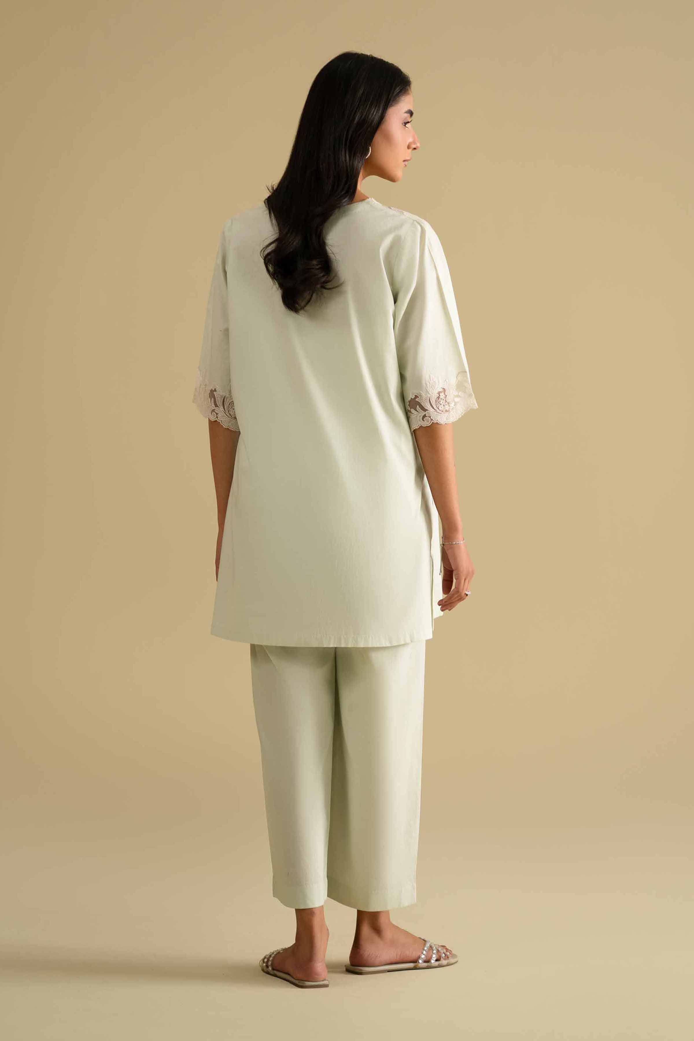 2 Piece - Embroidered Loungewear - KLS26-04