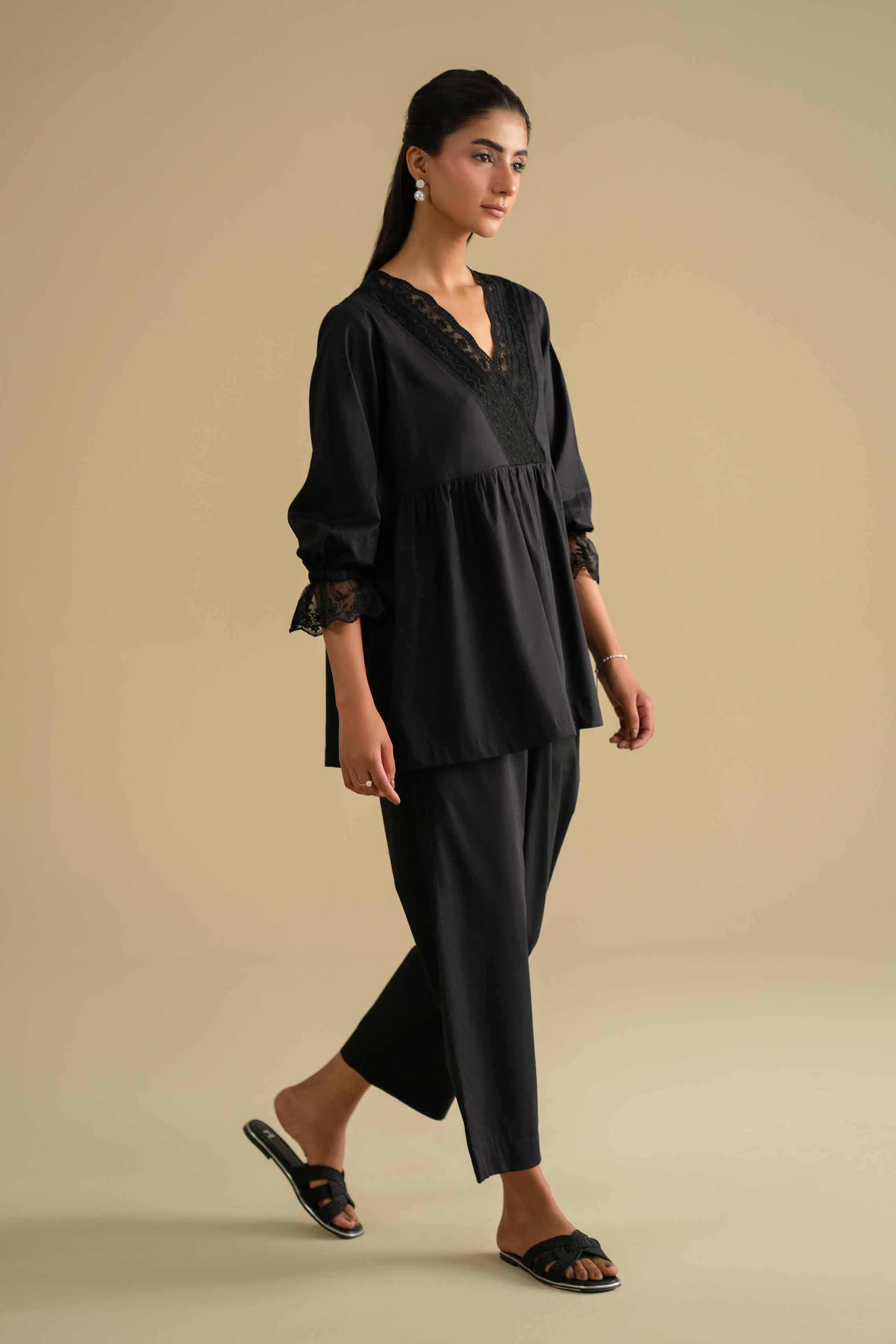 2 Piece - Embroidered Loungewear - KLS26-05