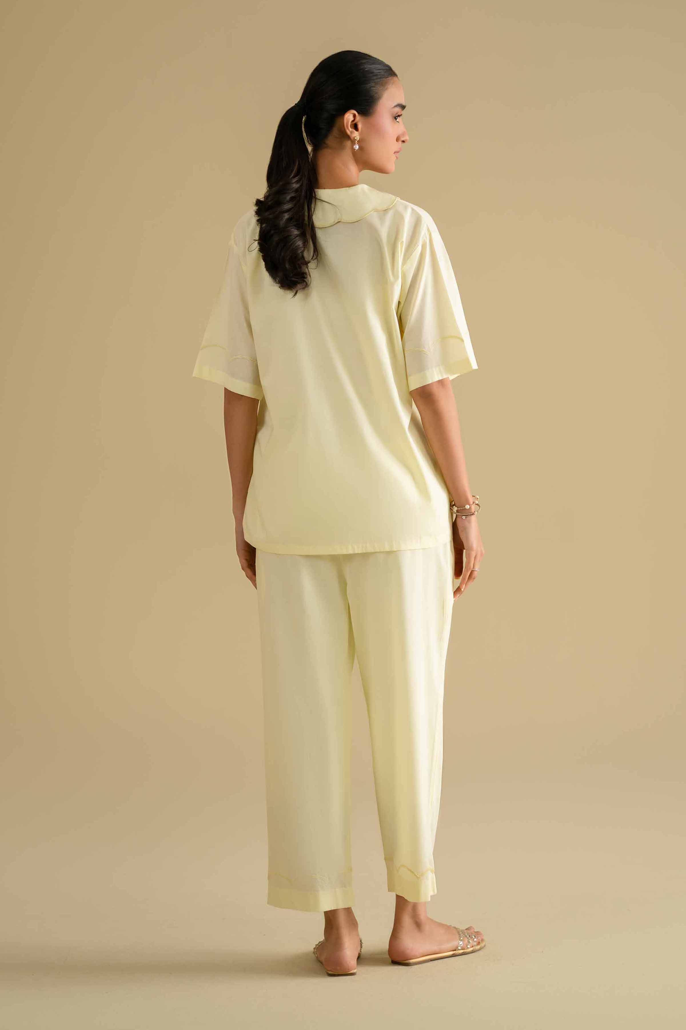 2 Piece - Embroidered Loungewear - KLS26-06