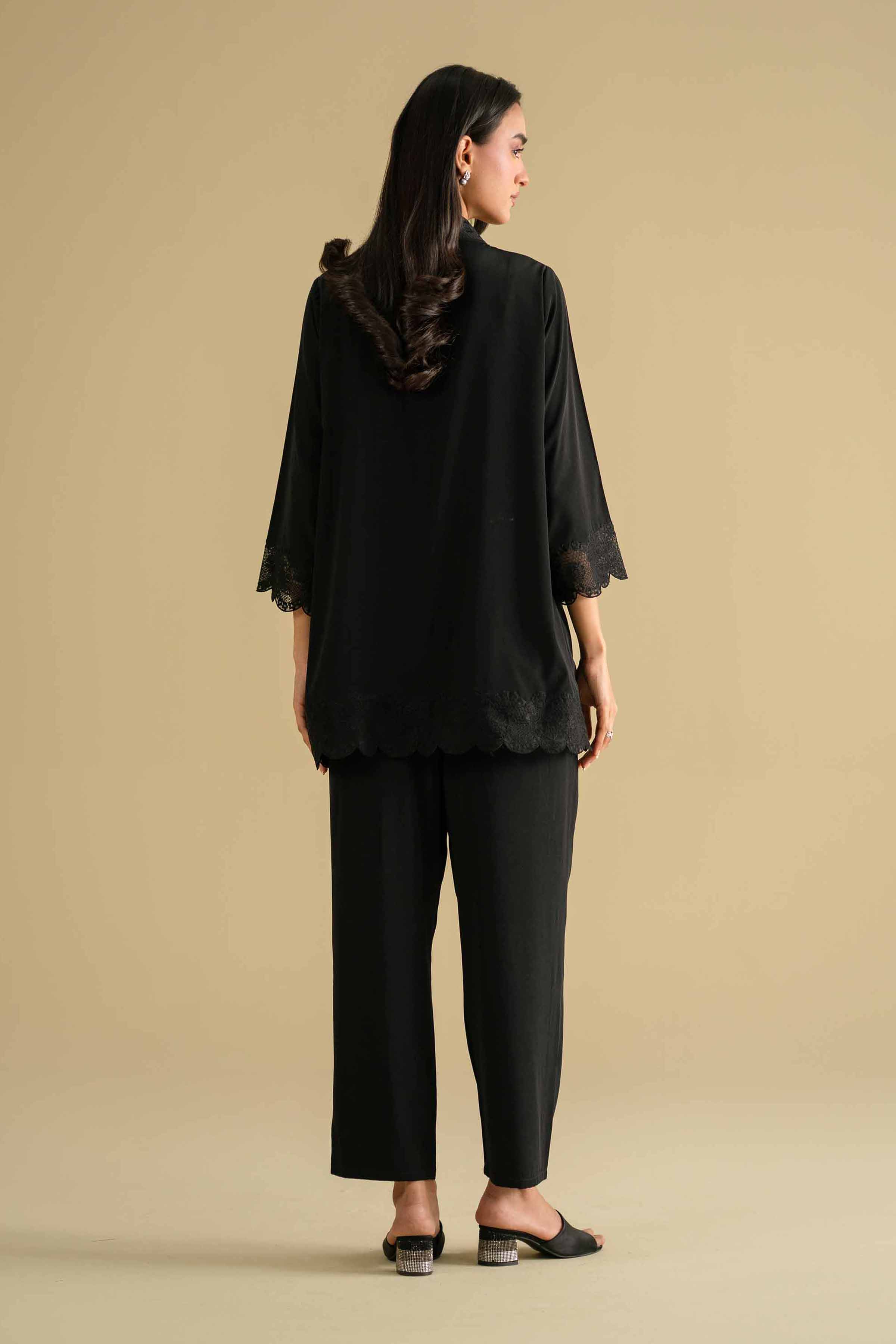 2 Piece - Embroidered Loungewear - KLS26-08