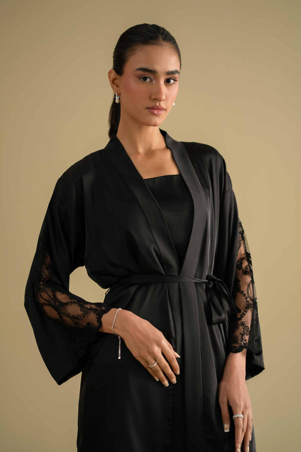 3 Piece - Embroidered Loungewear - KLS26-10