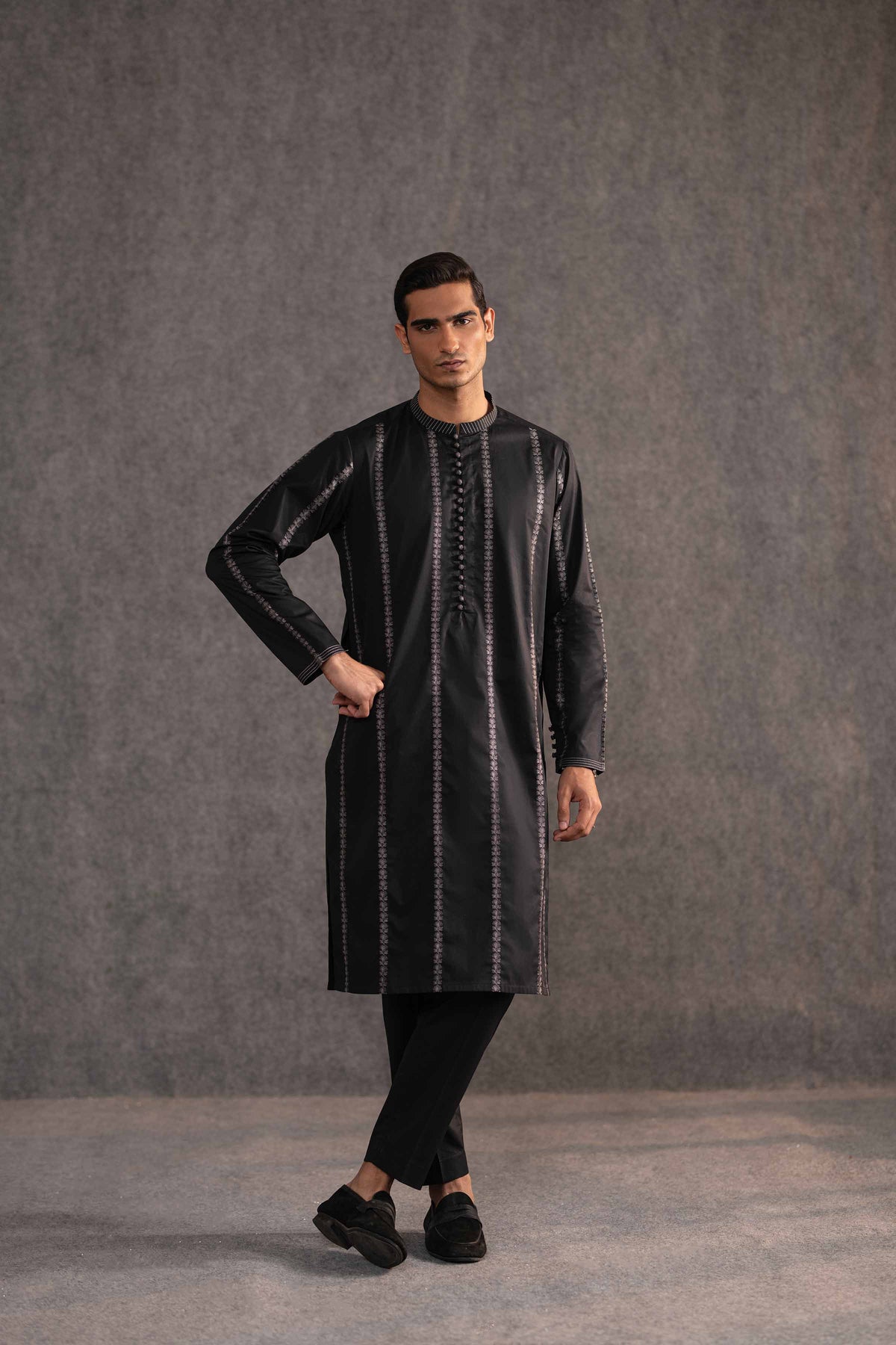 2 Piece - Embroidered Naqsh Suit - KNS25-03